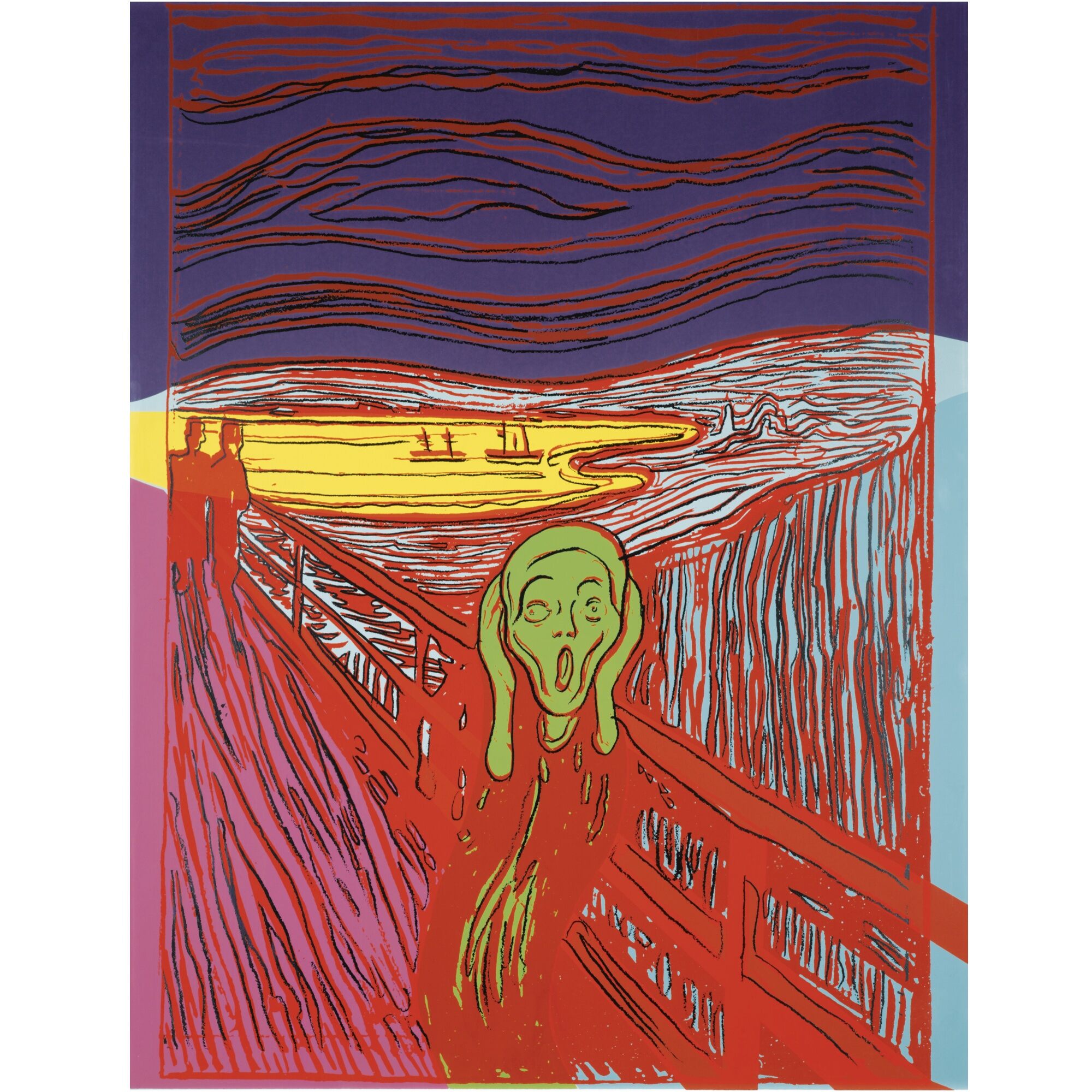 Andy Warhol - THE SCREAM (AFTER MUNCH) (F. & S. IIIA.58.D)