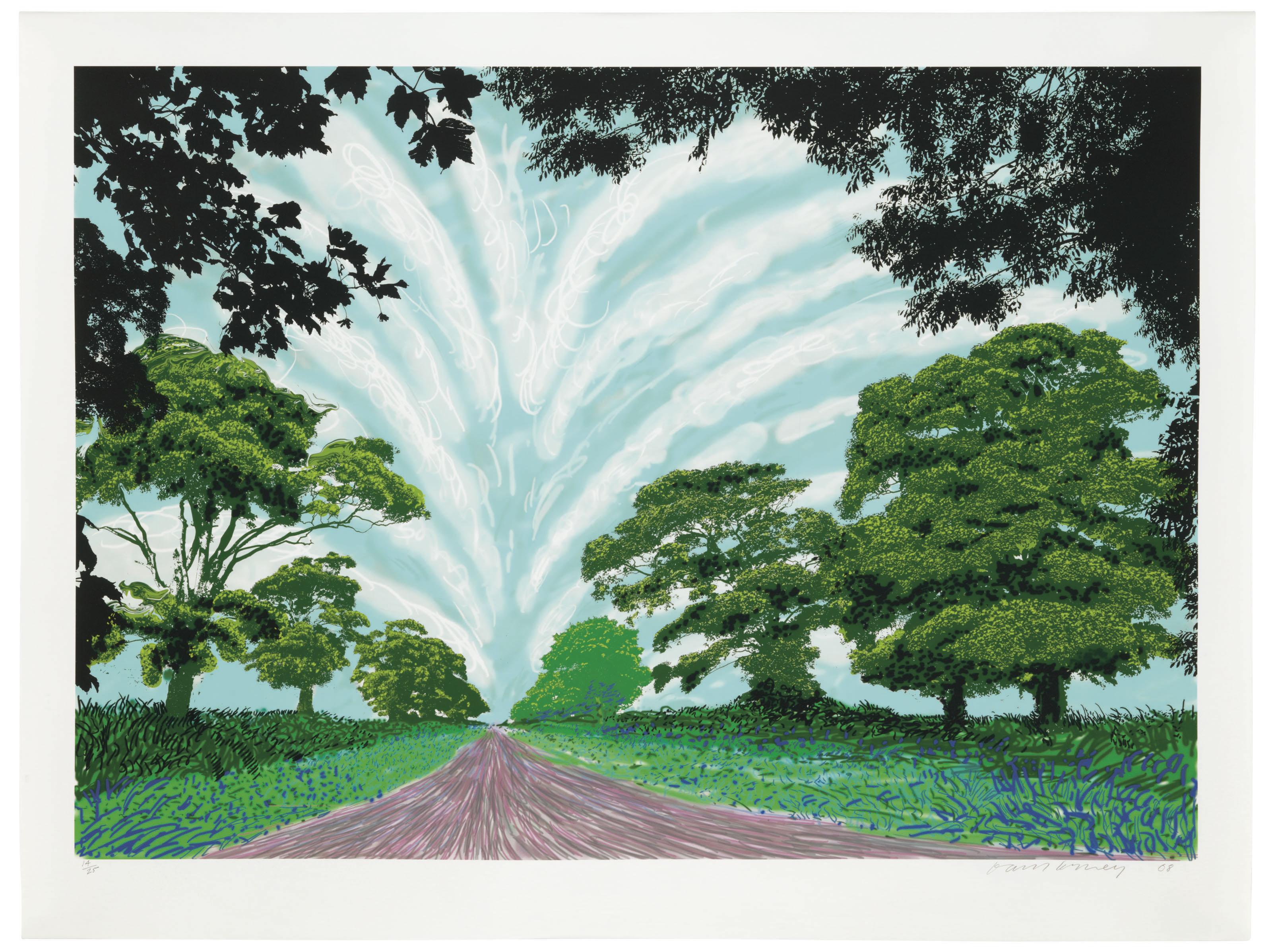 David Hockney - Summer Sky
