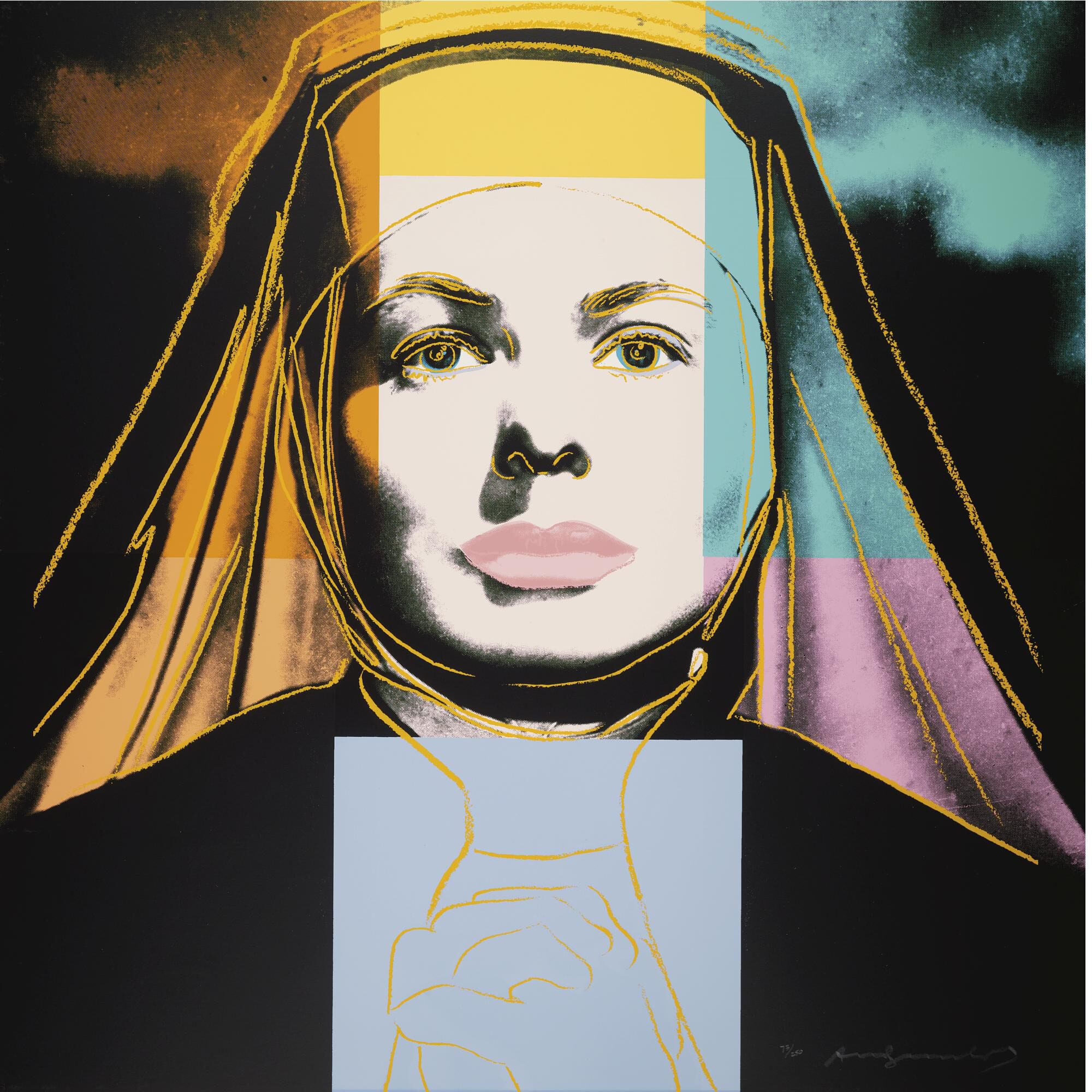 Andy Warhol - Ingrid Bergman, The Nun