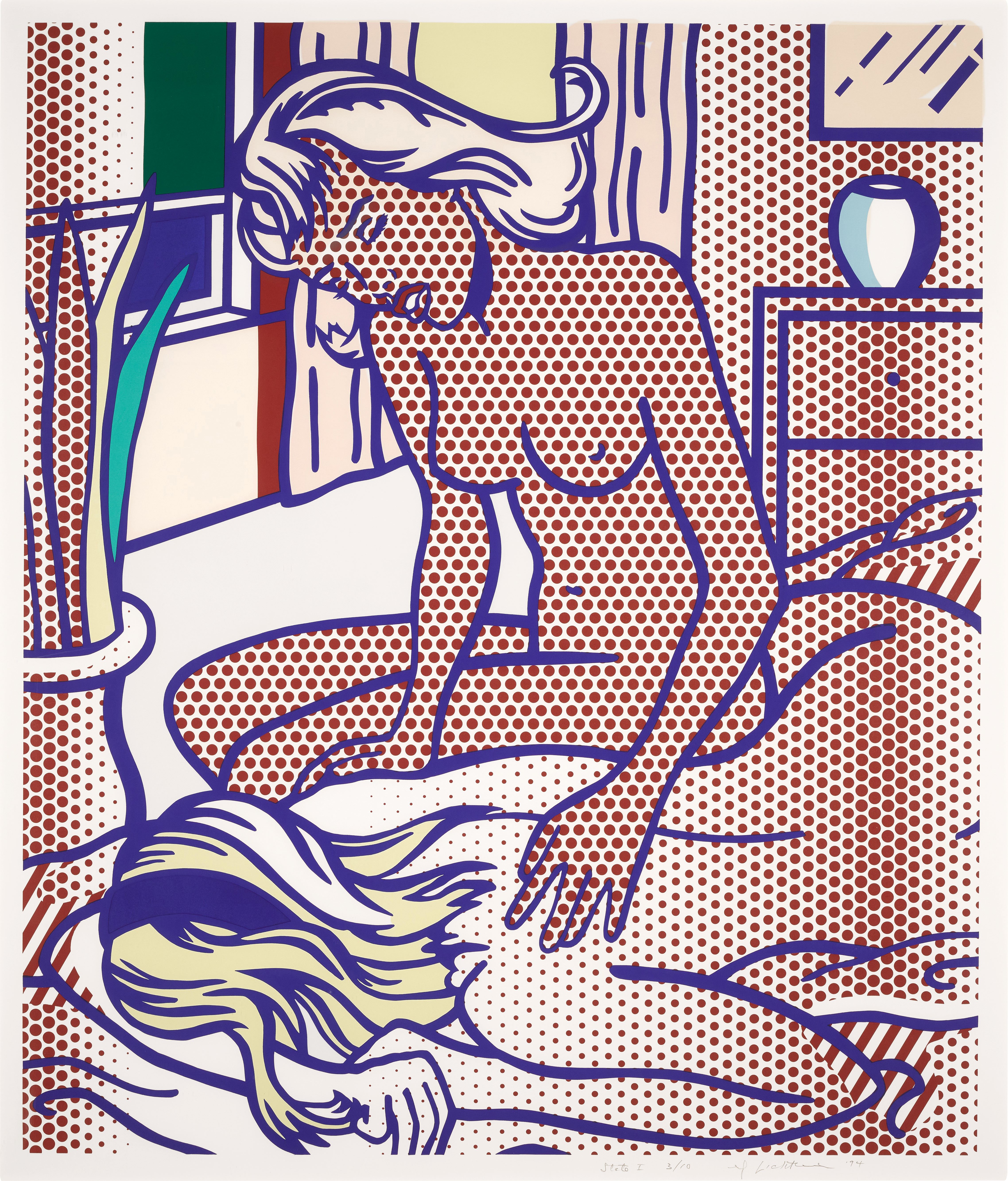 Roy Lichtenstein - Two Nudes, State I, from Nudes Series (C. 285)