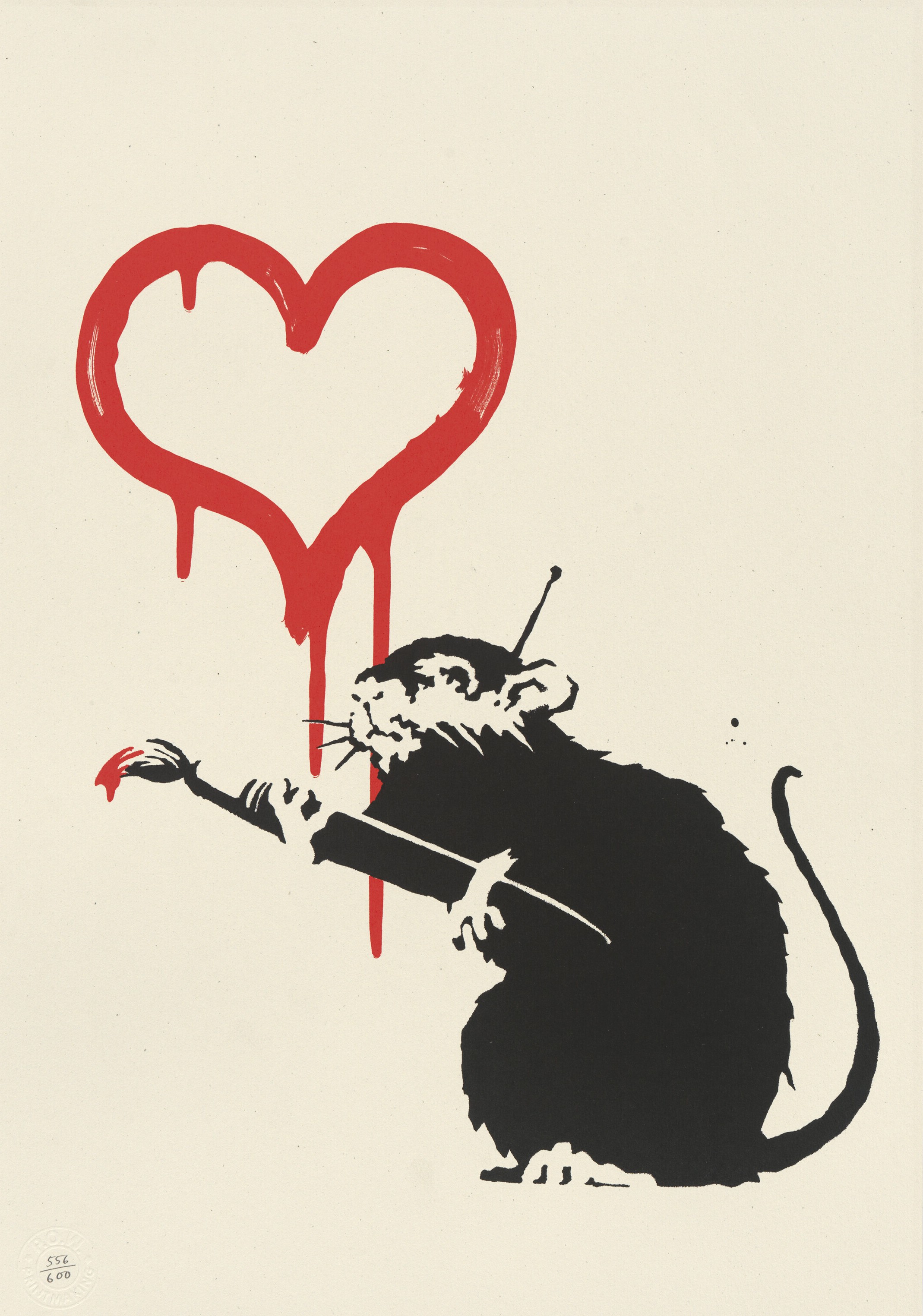 Banksy - Love Rat