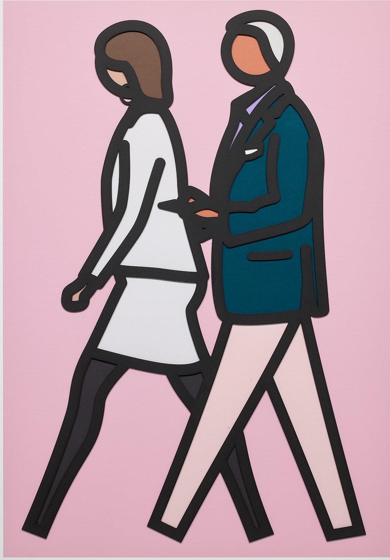 Julian Opie - New York Couple 7, from New York Couples