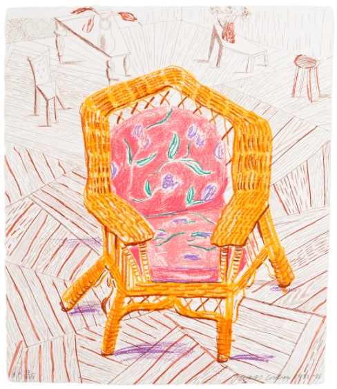 David Hockney - Number One Chair, from Moving Focus