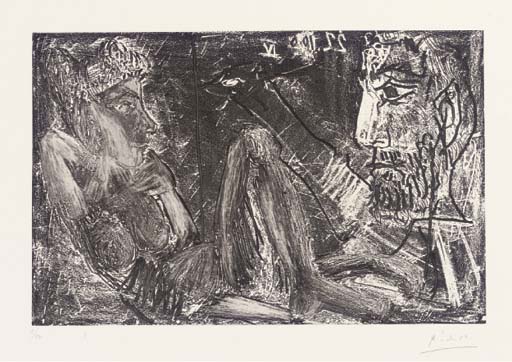 Pablo Picasso - Homme et Femme, from 347 Series