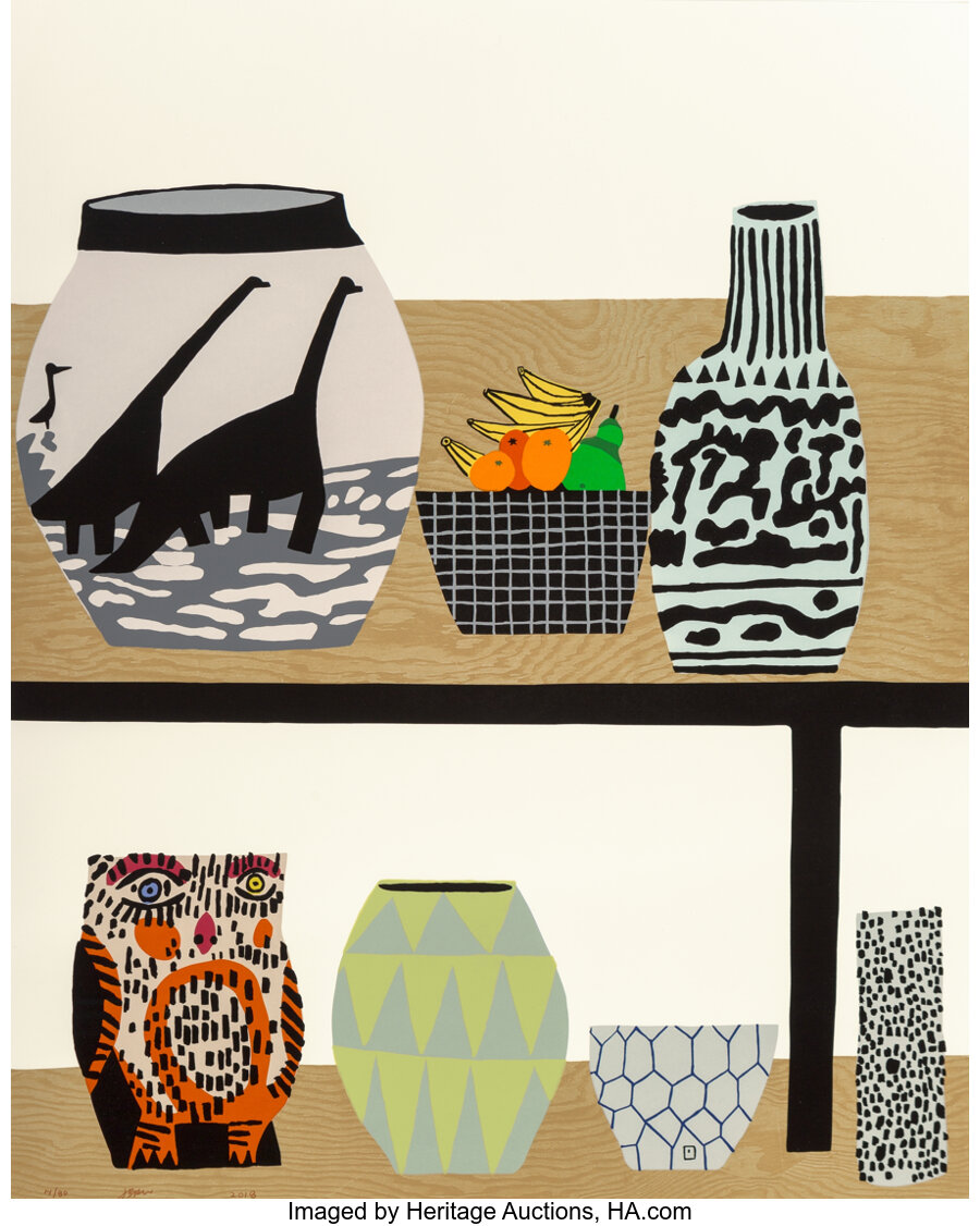 Jonas Wood - Shelf Still Life