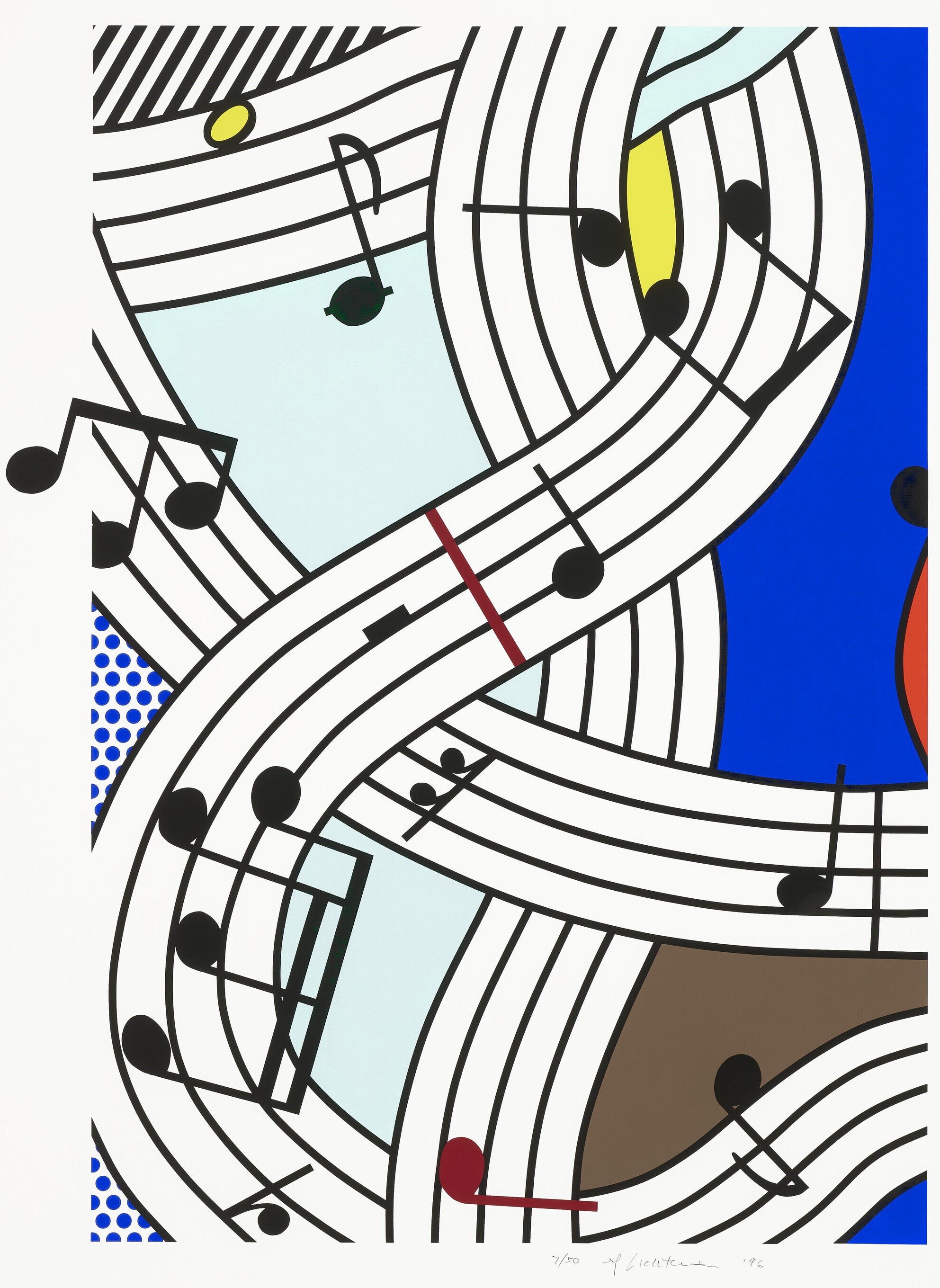 Roy Lichtenstein - Composition I