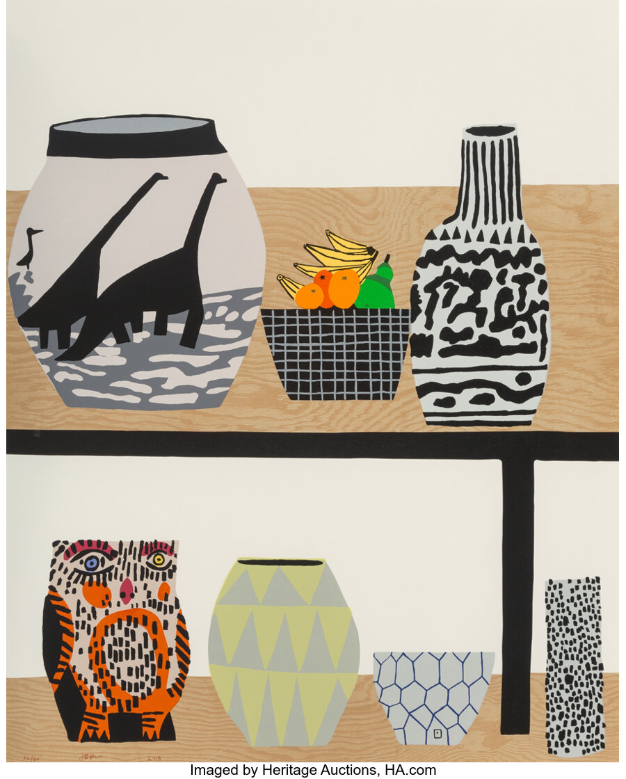 Jonas Wood - Shelf Still Life