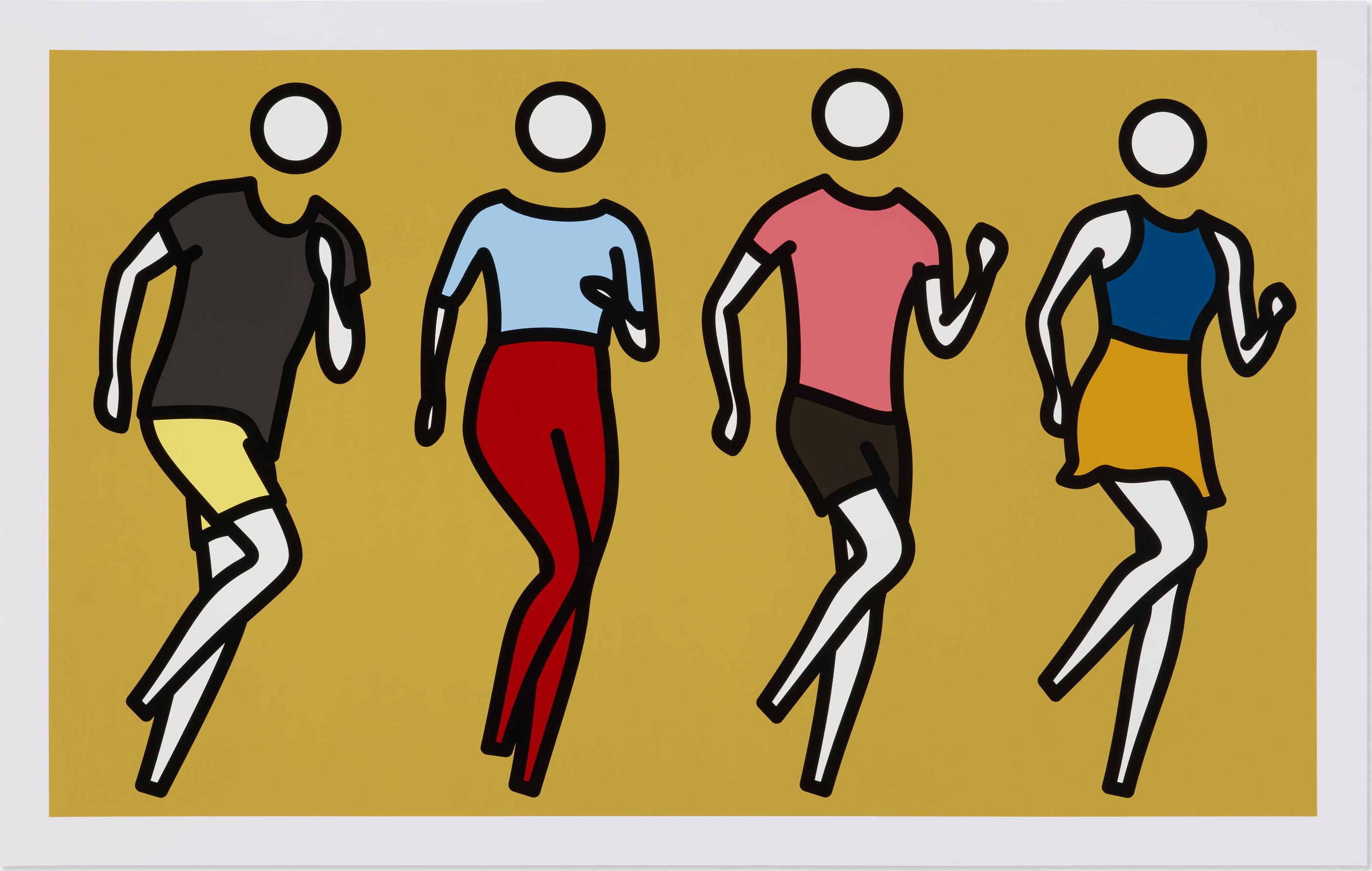 Julian Opie - Dance, Synced: Dance 3