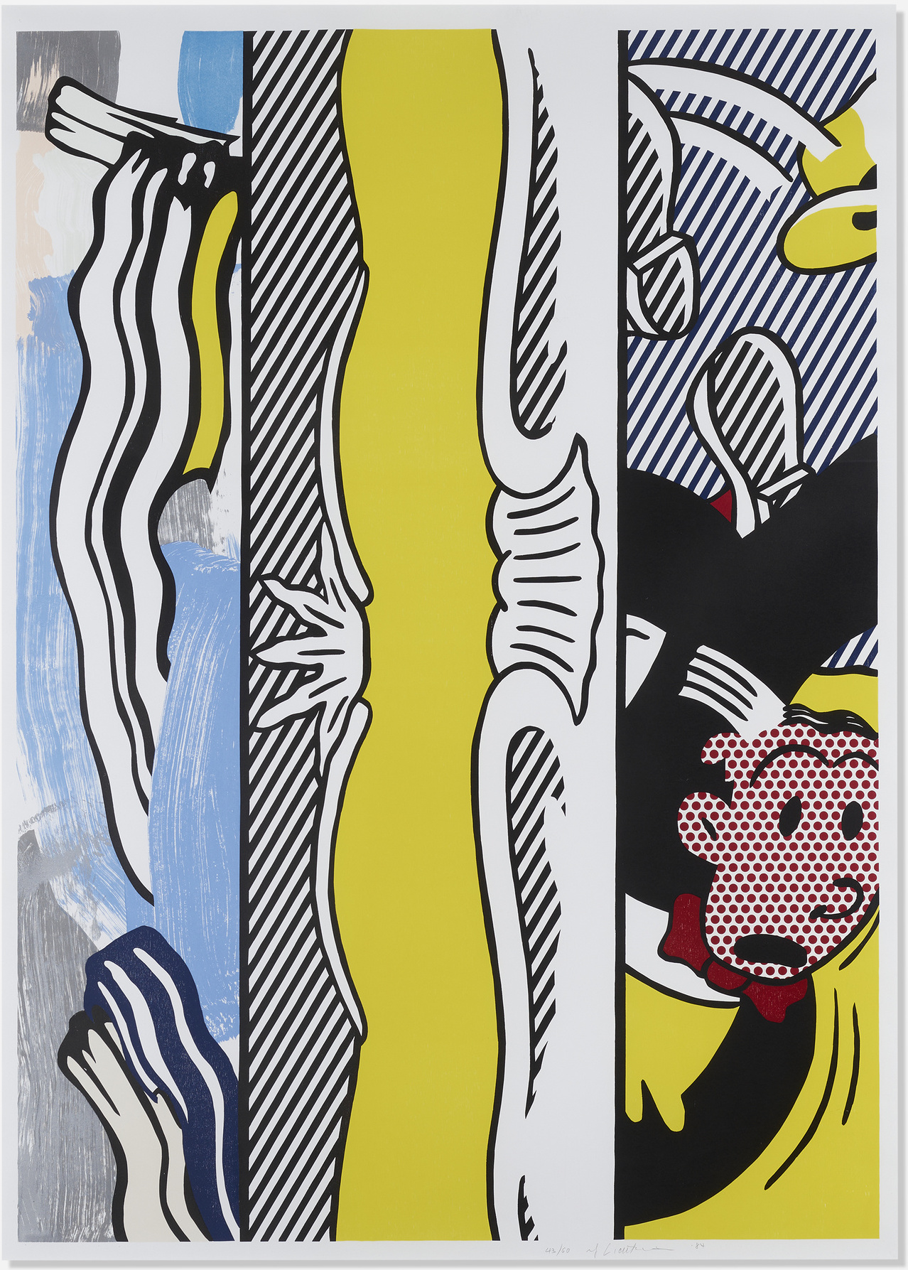 Roy Lichtenstein - Two Paintings: Dagwood (from the Paintings series)