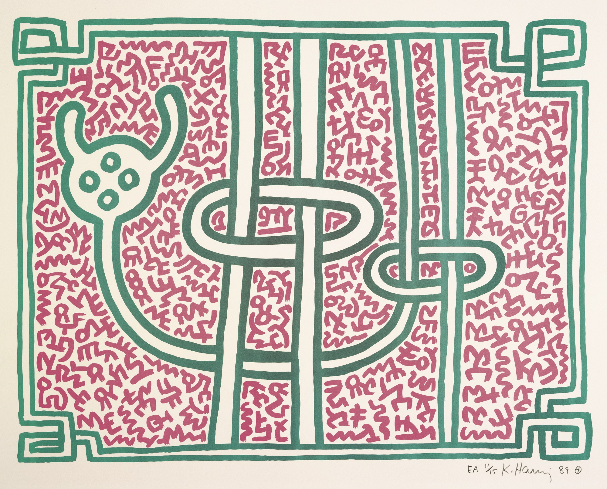 Keith Haring - Chocolate Buddha