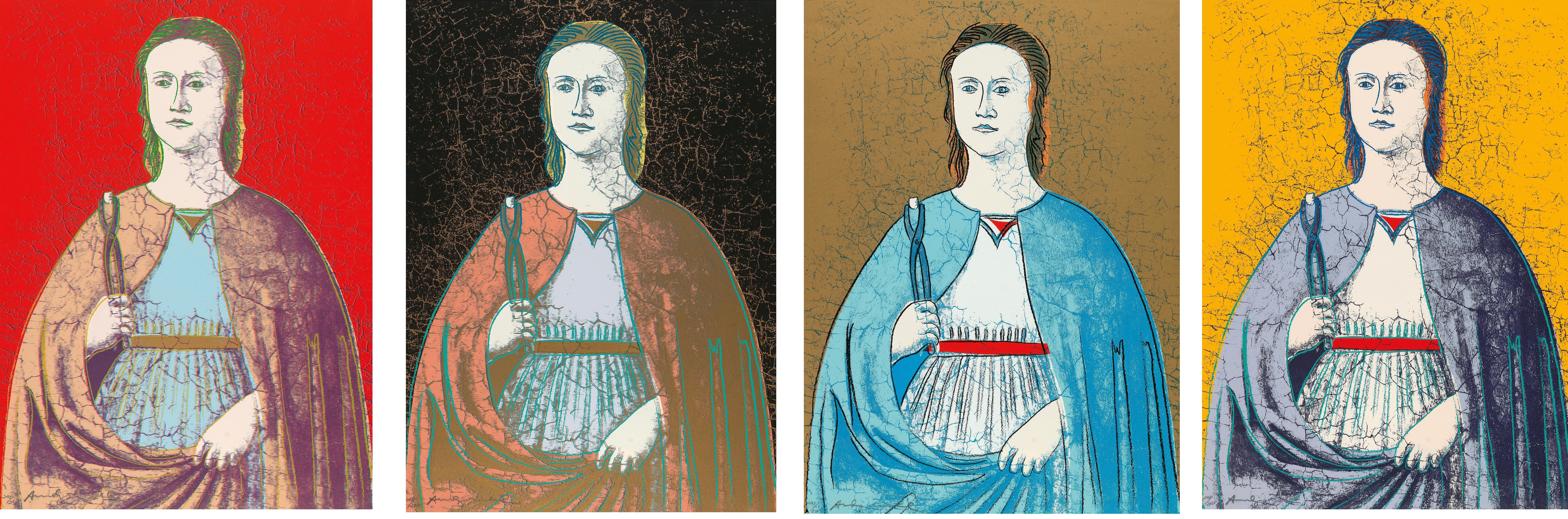 Andy Warhol - Saint Apollonia - the Portfolio of four screen-prints