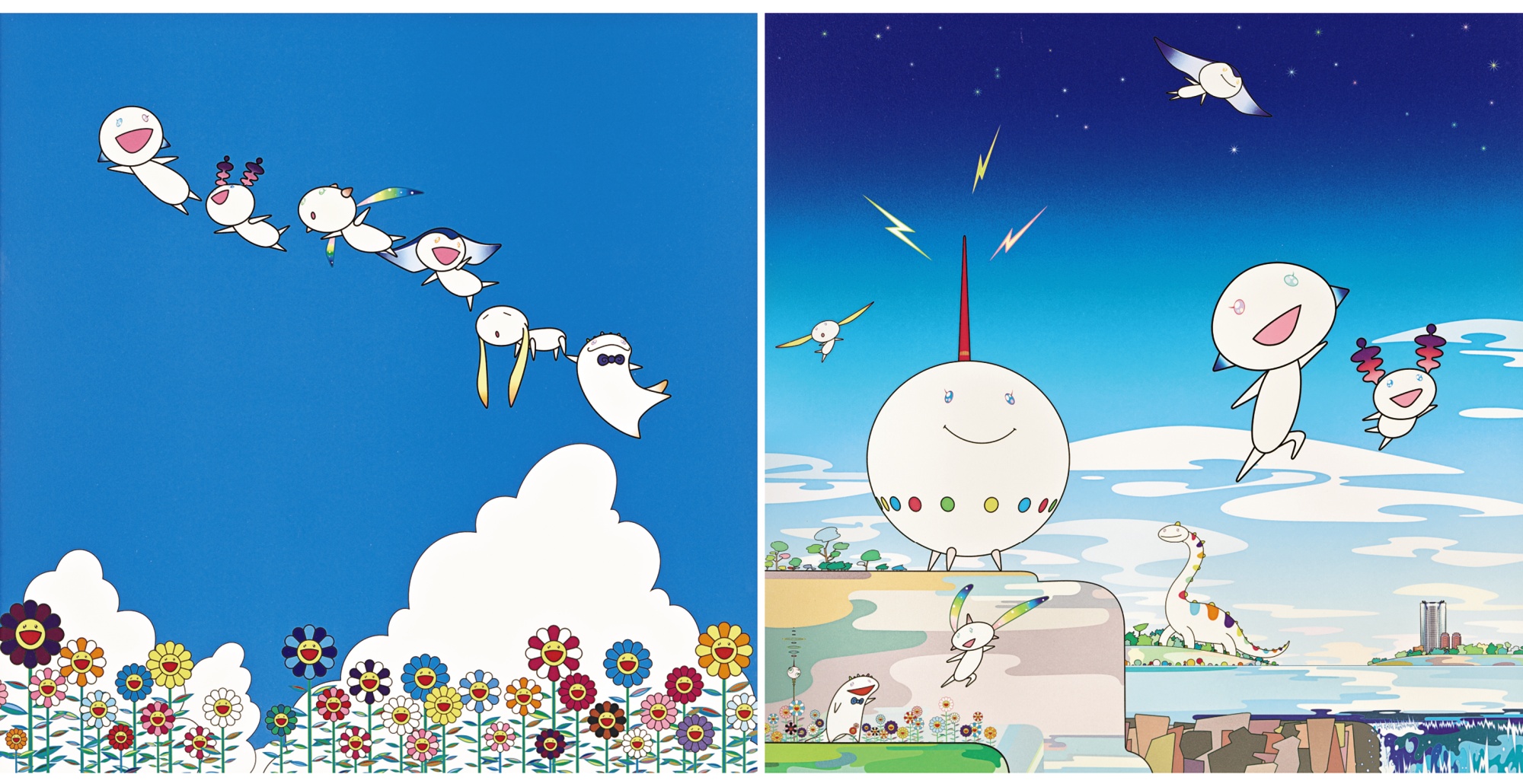 Takashi Murakami - Planet 66 (two works)