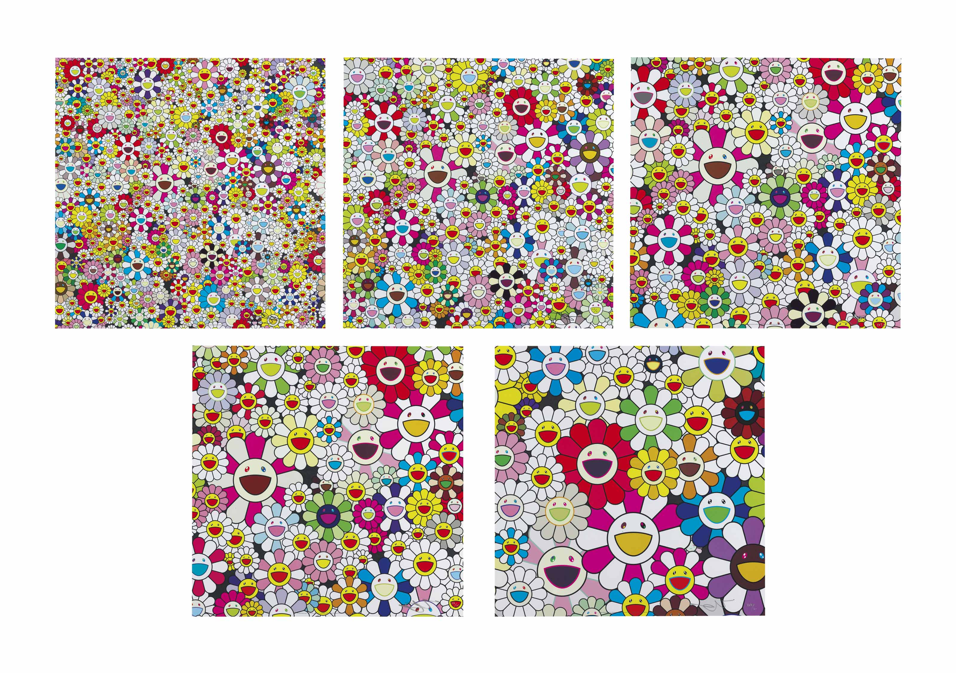 Takashi Murakami - Flowers Blooming in This World and The Land of Nirvana
