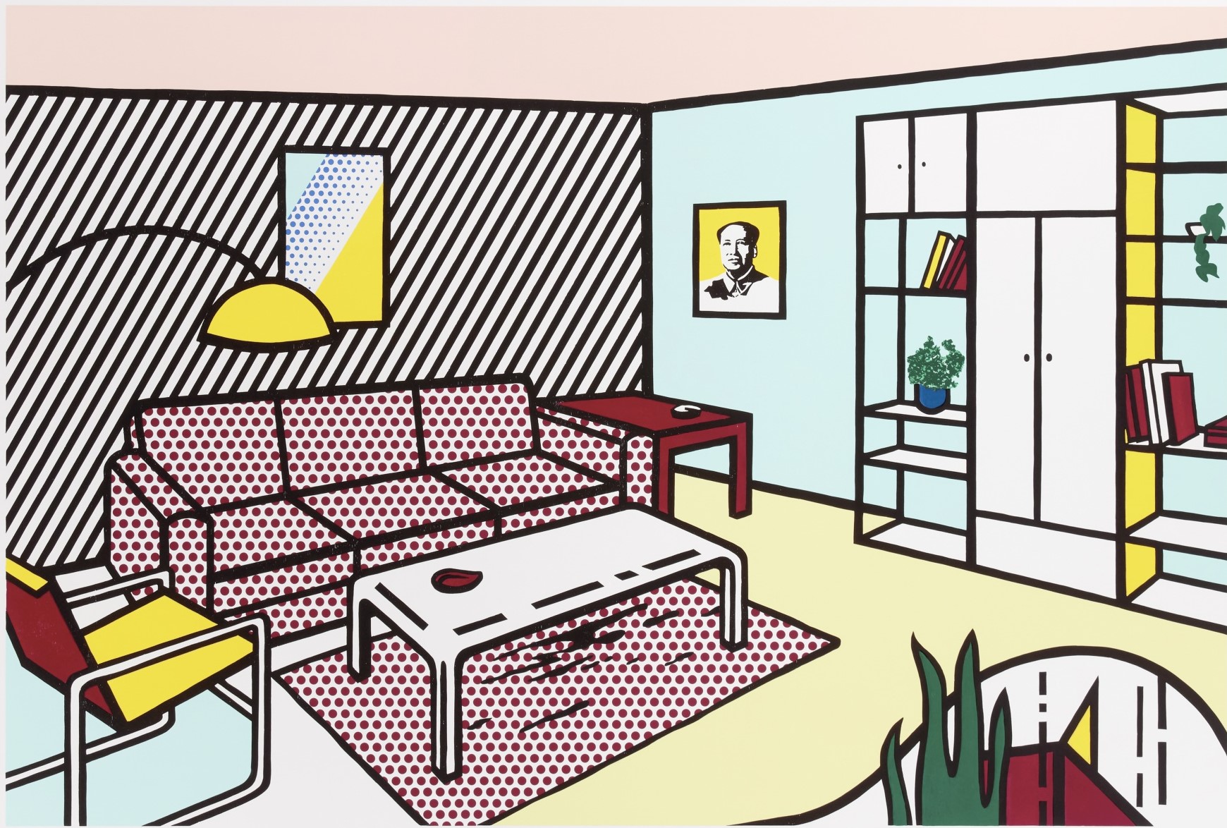 Roy Lichtenstein - Modern Room, from the Interior series (Corlett 252; RLCR 3986)