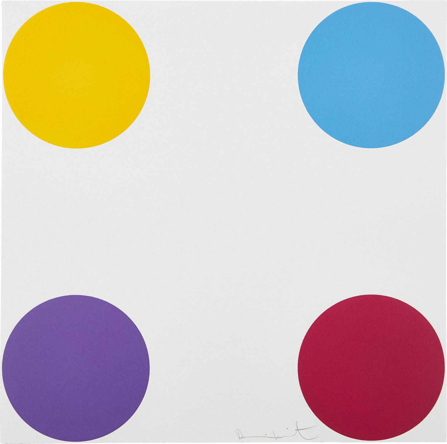 Damien Hirst - Maltohexaose, from 40 Woodcut Spots