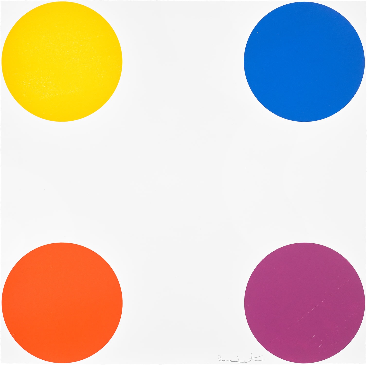 Damien Hirst - Norleucine, from 12 Woodcut Spots