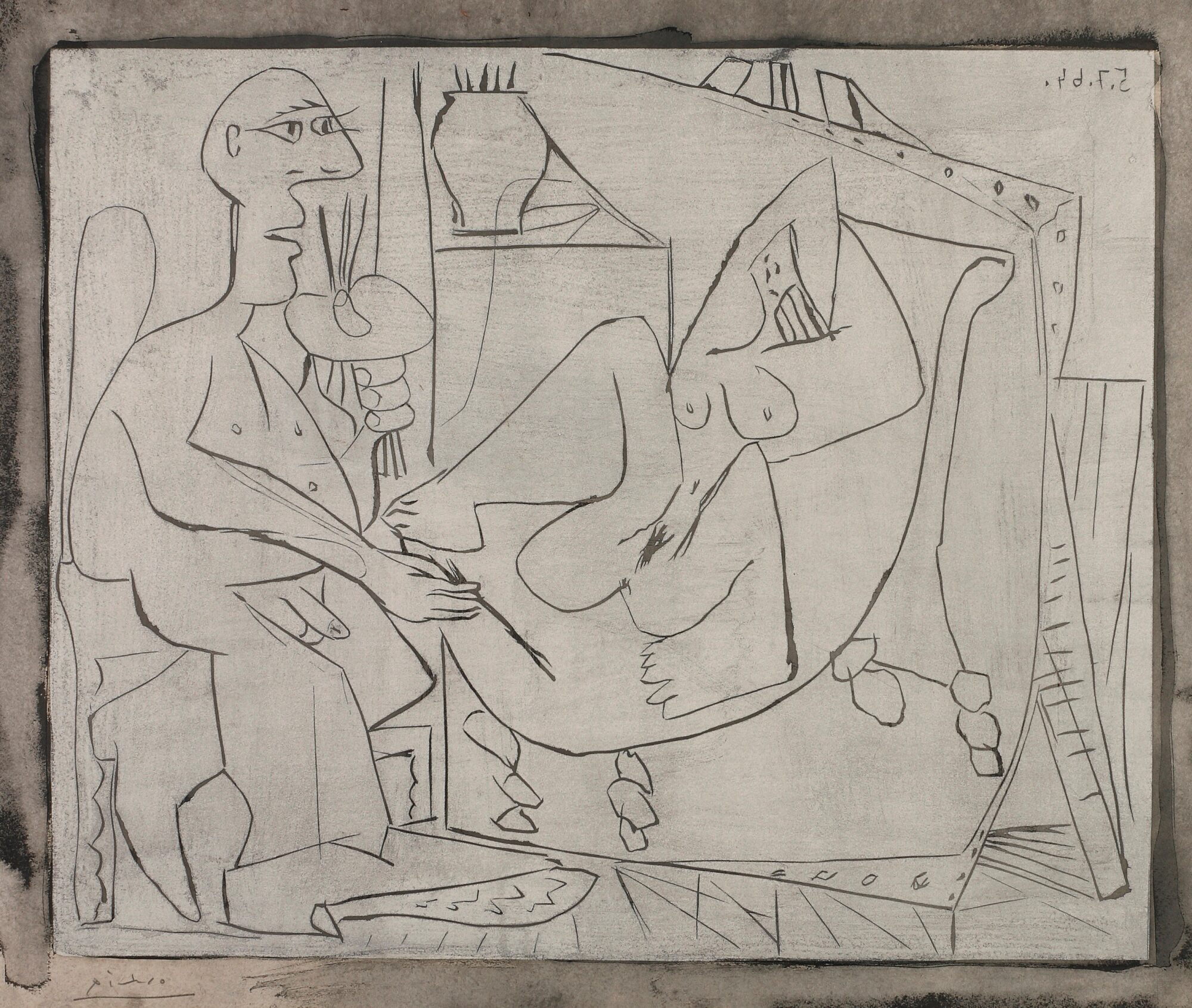 Pablo Picasso - Le Peintre et Sa Toile