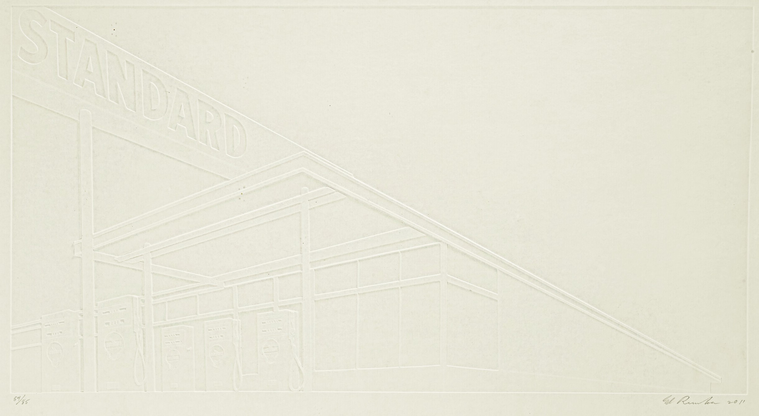 Ed Ruscha - Ghost Station