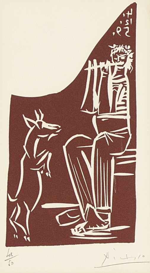 Pablo Picasso - Faune et chèvre (B. 949; Ba. 1267)