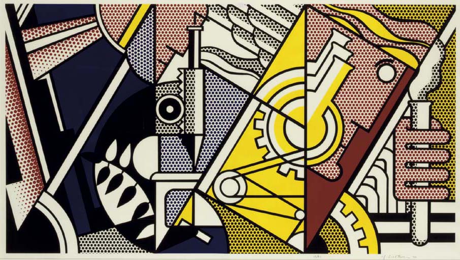 Roy Lichtenstein - Peace Through Chemistry #1, from Peace Through Chemistry Series