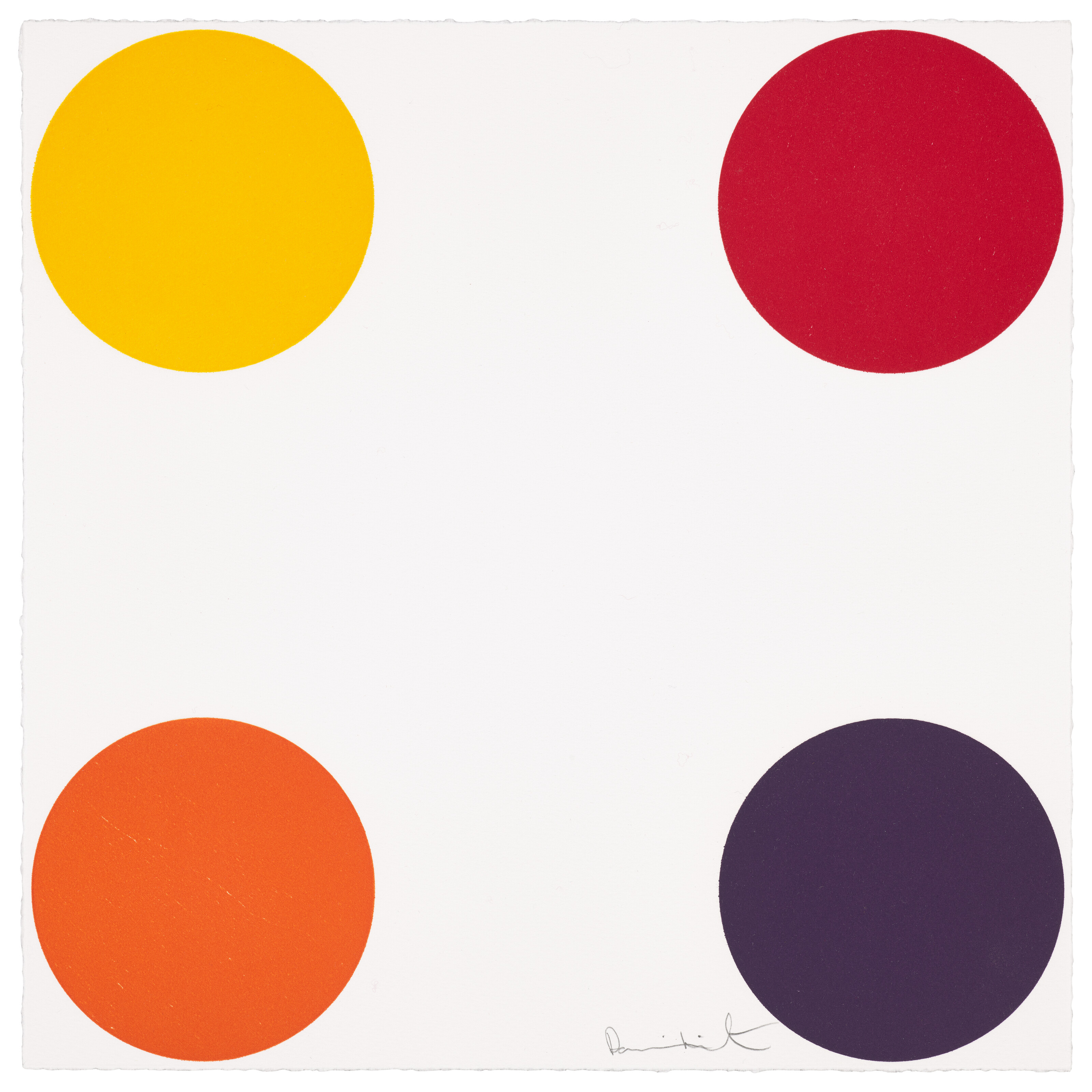 Damien Hirst - Elaidoyl Chloride, from 40 Woodcut Spots