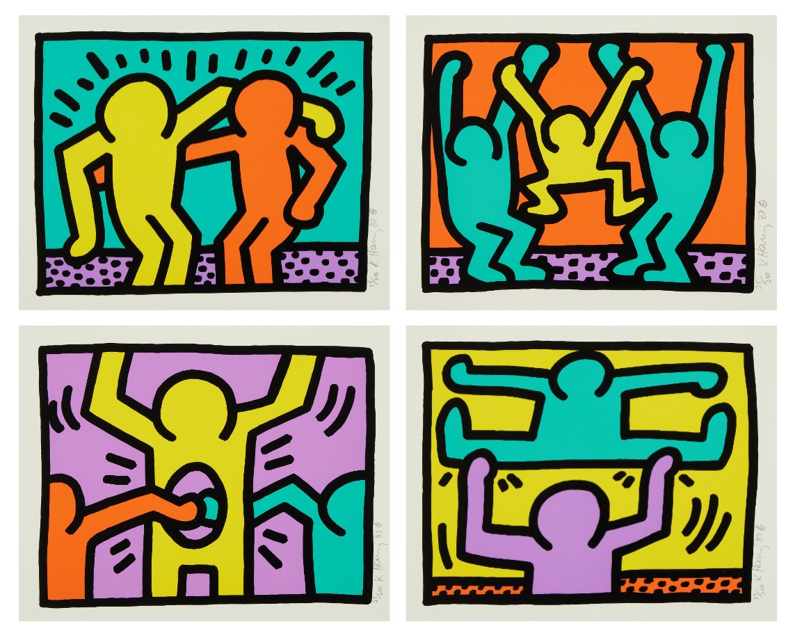 Keith Haring - Pop Shop I (L. pp. 82-83)