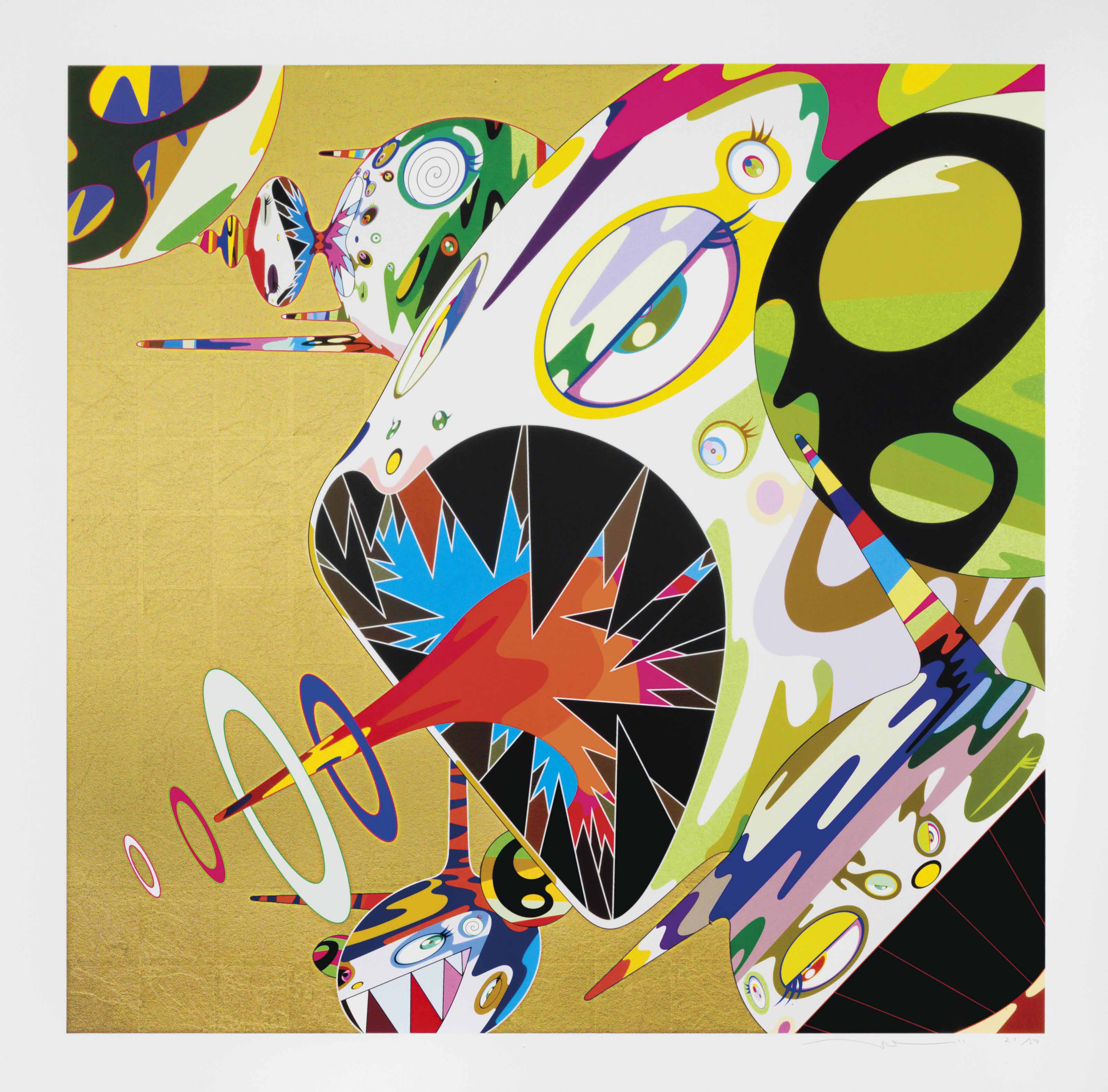 Takashi Murakami - Homage to Francis Bacon (Study of Isabel Rawsthorne)
