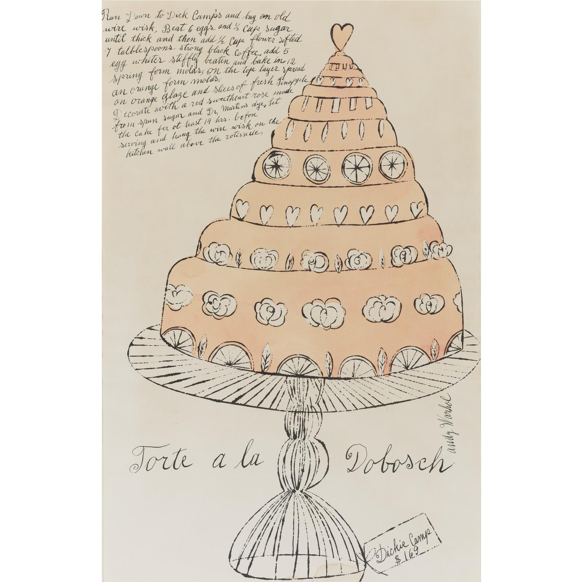 Andy Warhol - Torte a la Dobosch (from Wild Raspberries)