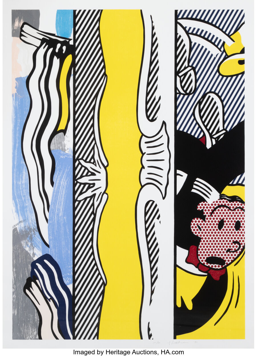 Roy Lichtenstein - Two Paintings: Dagwood, from the Painting series
