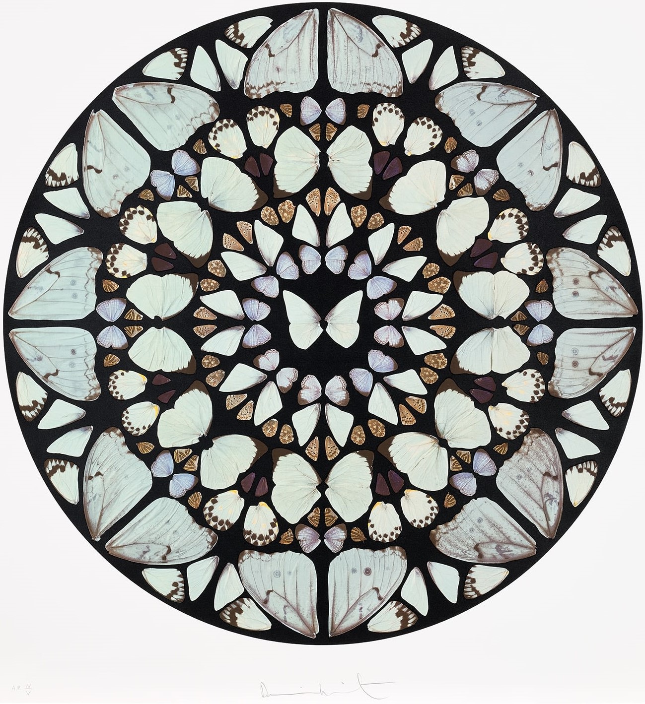 Damien Hirst - Benedictus Dominus, from Psalm Prints