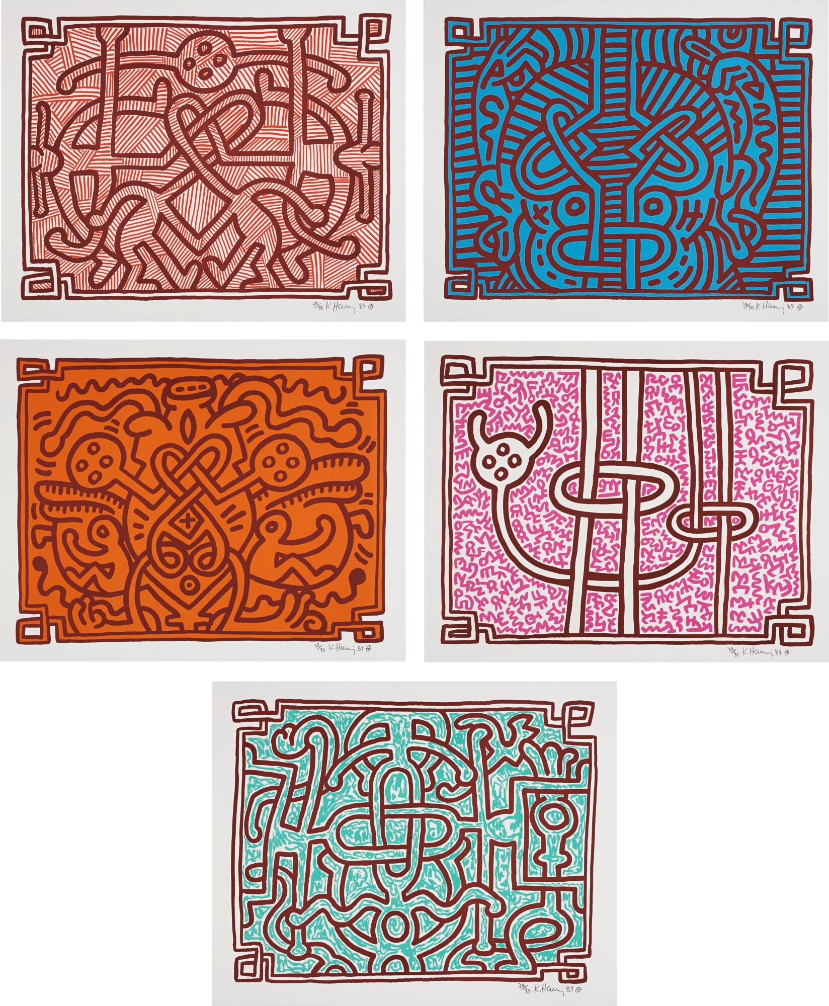 Keith Haring - CHOCOLATE BUDDHA (L. PP. 122-125)