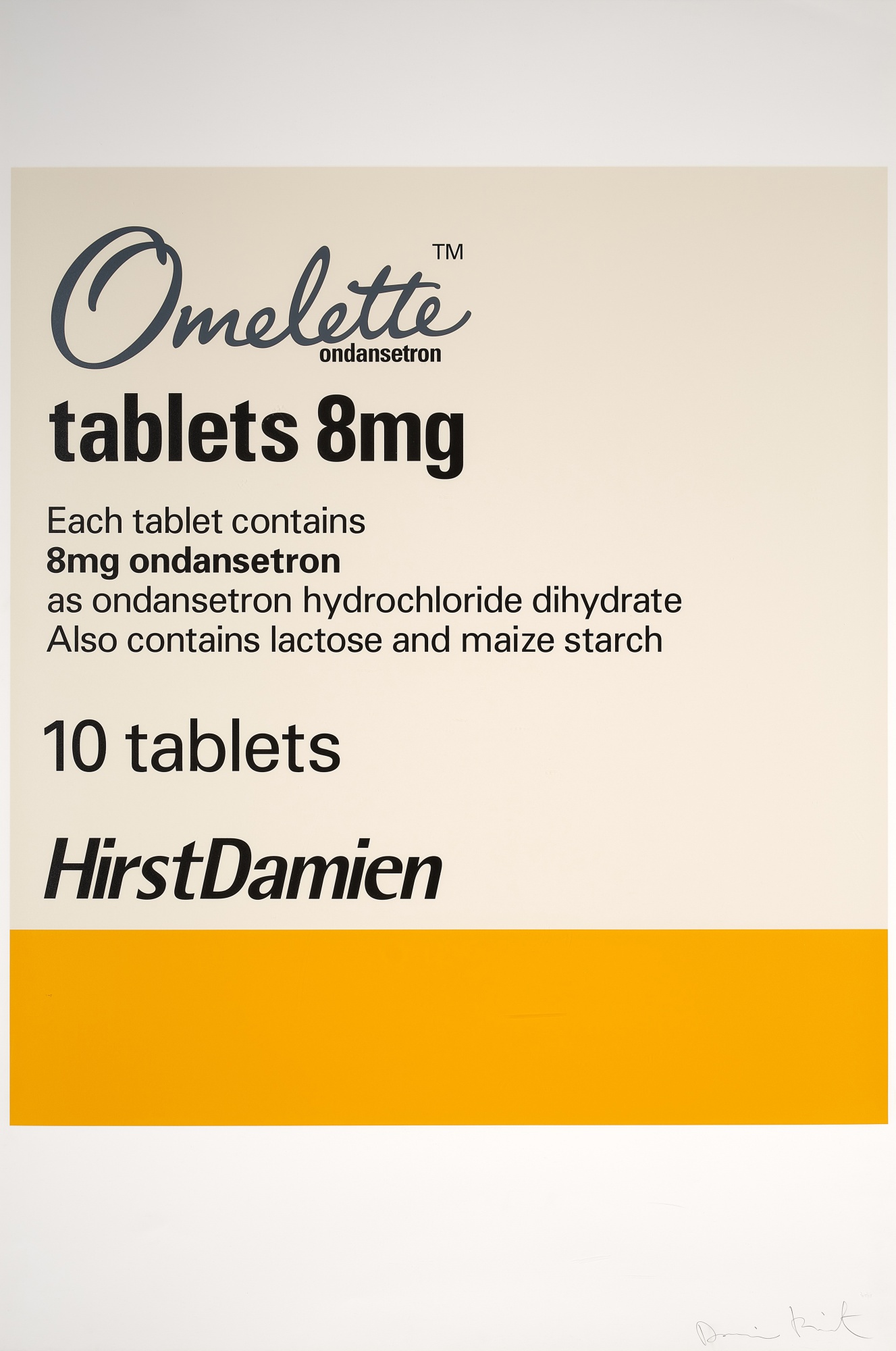 Damien Hirst - Omelette, from The Last Supper