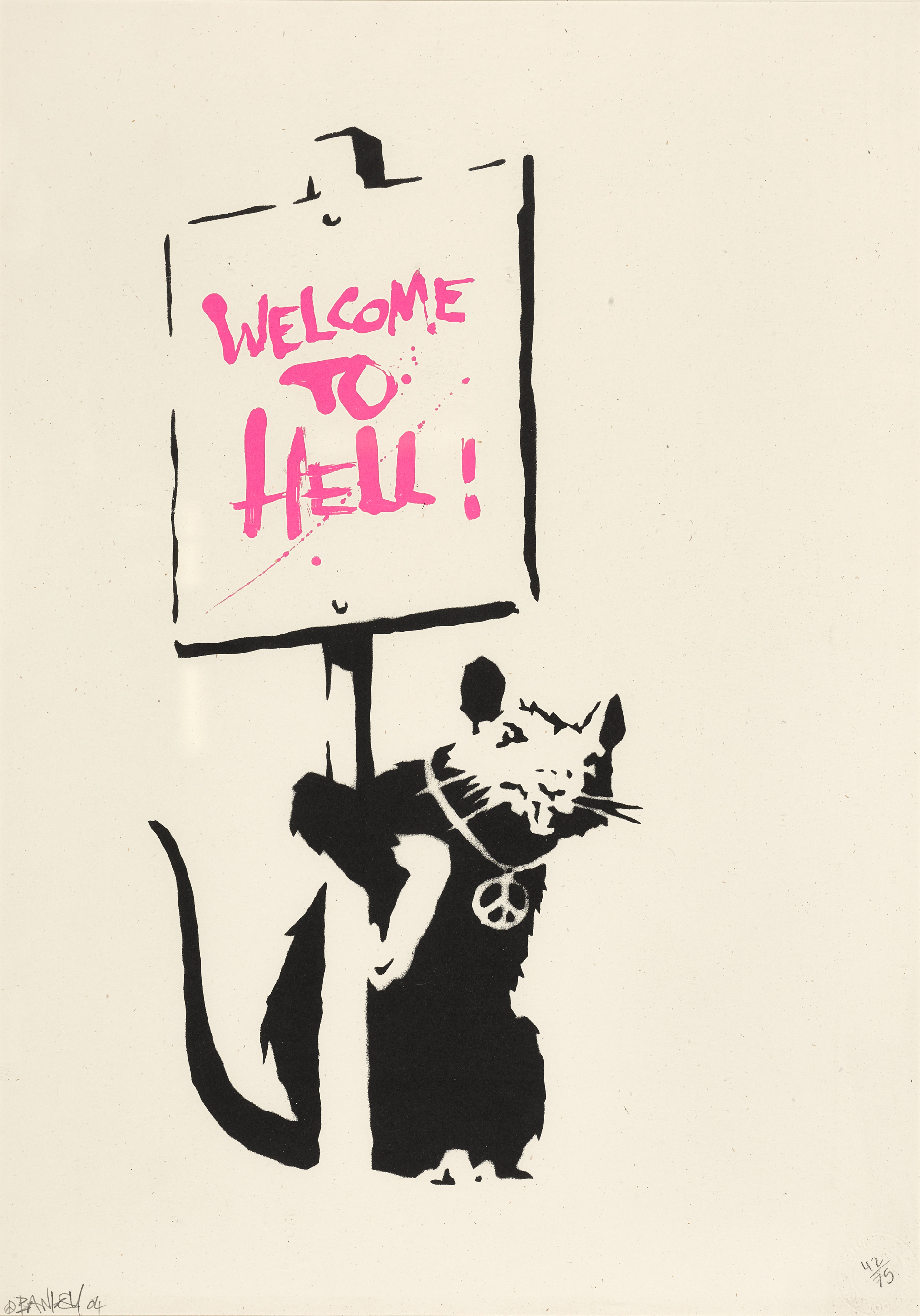 Banksy - WELCOME TO HELL