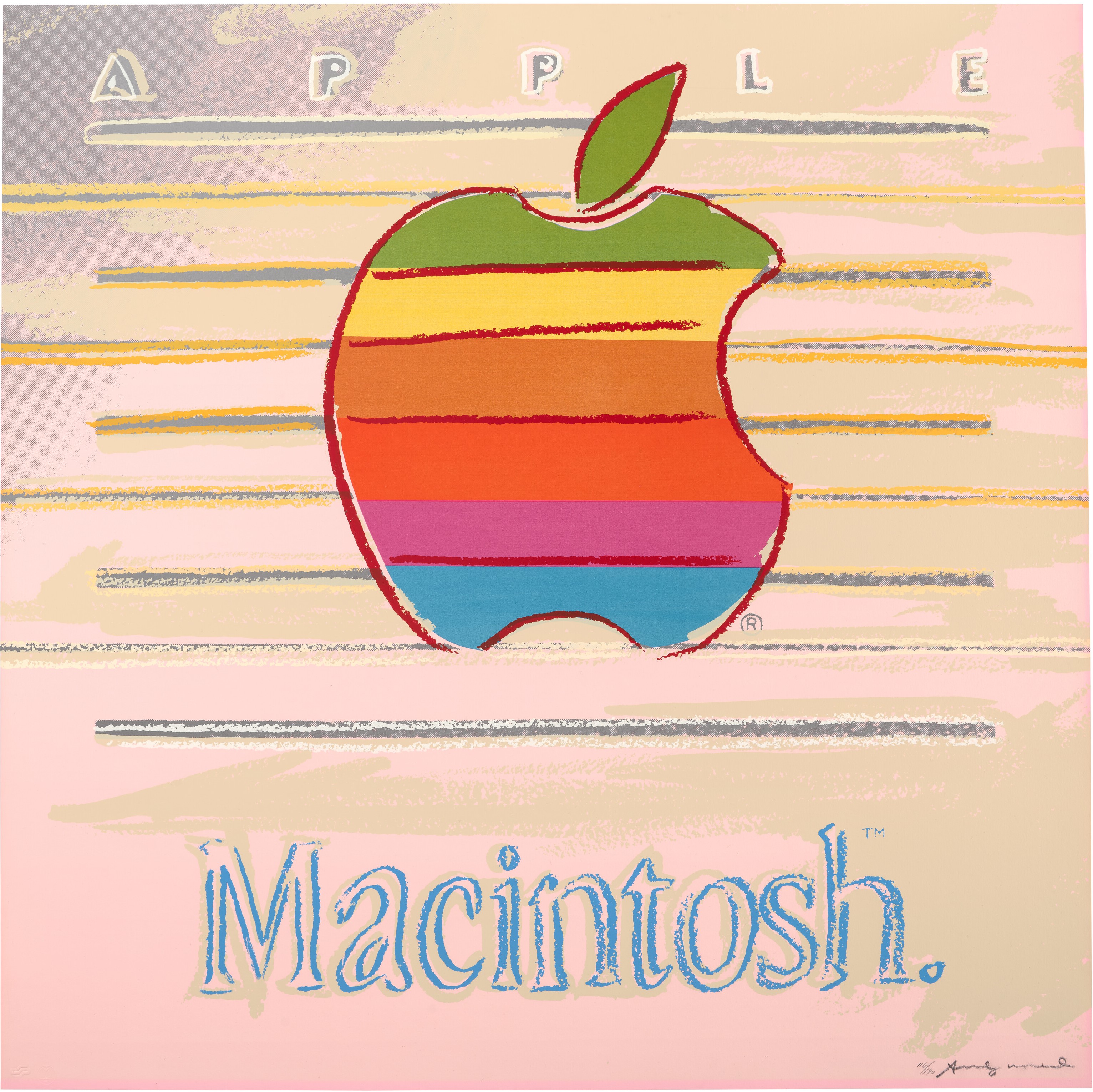 Andy Warhol - Apple, from Ads