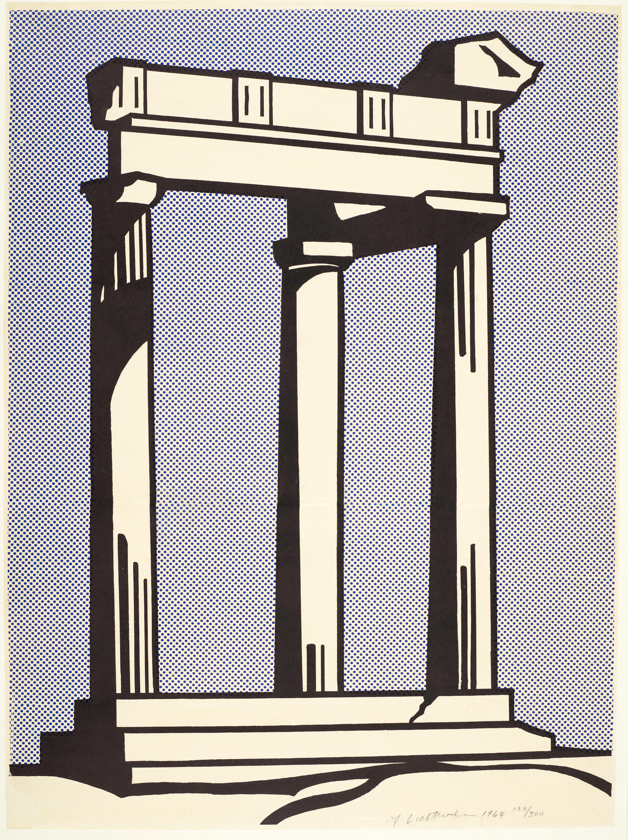 Roy Lichtenstein - Temple, 1964 (Corlett II.3)