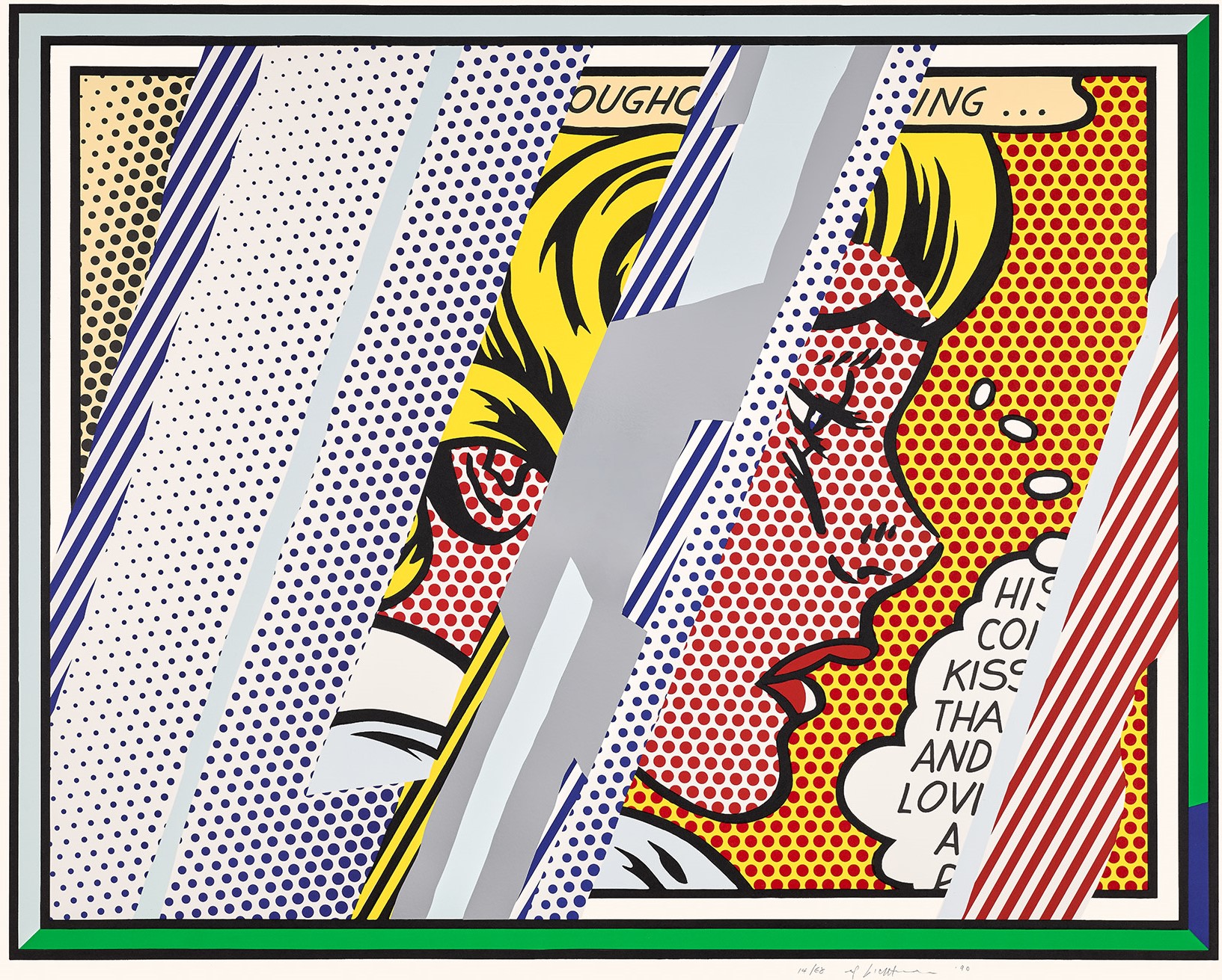 Roy Lichtenstein - Reflections on Girl, from Reflections Series (C. 245)