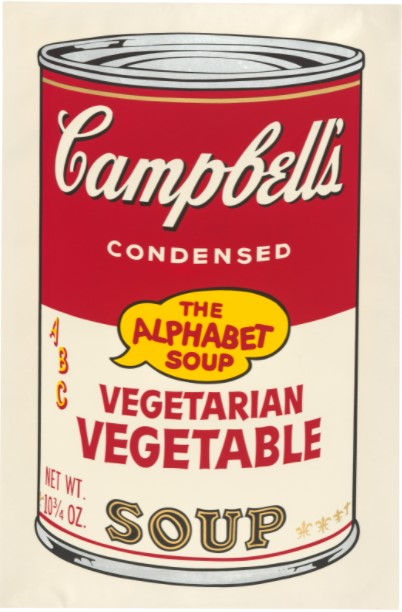 Andy Warhol - Vegetarian Vegetable, from: Campbell's Soup II