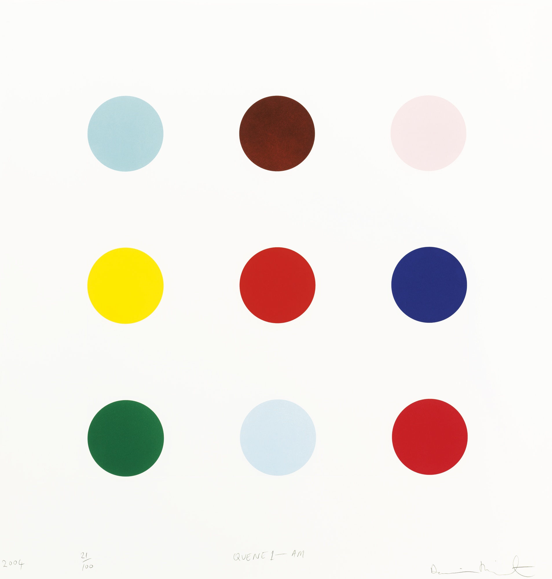 Damien Hirst - Quene 1-AM
