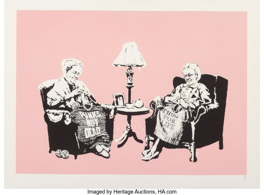 Banksy - Grannies