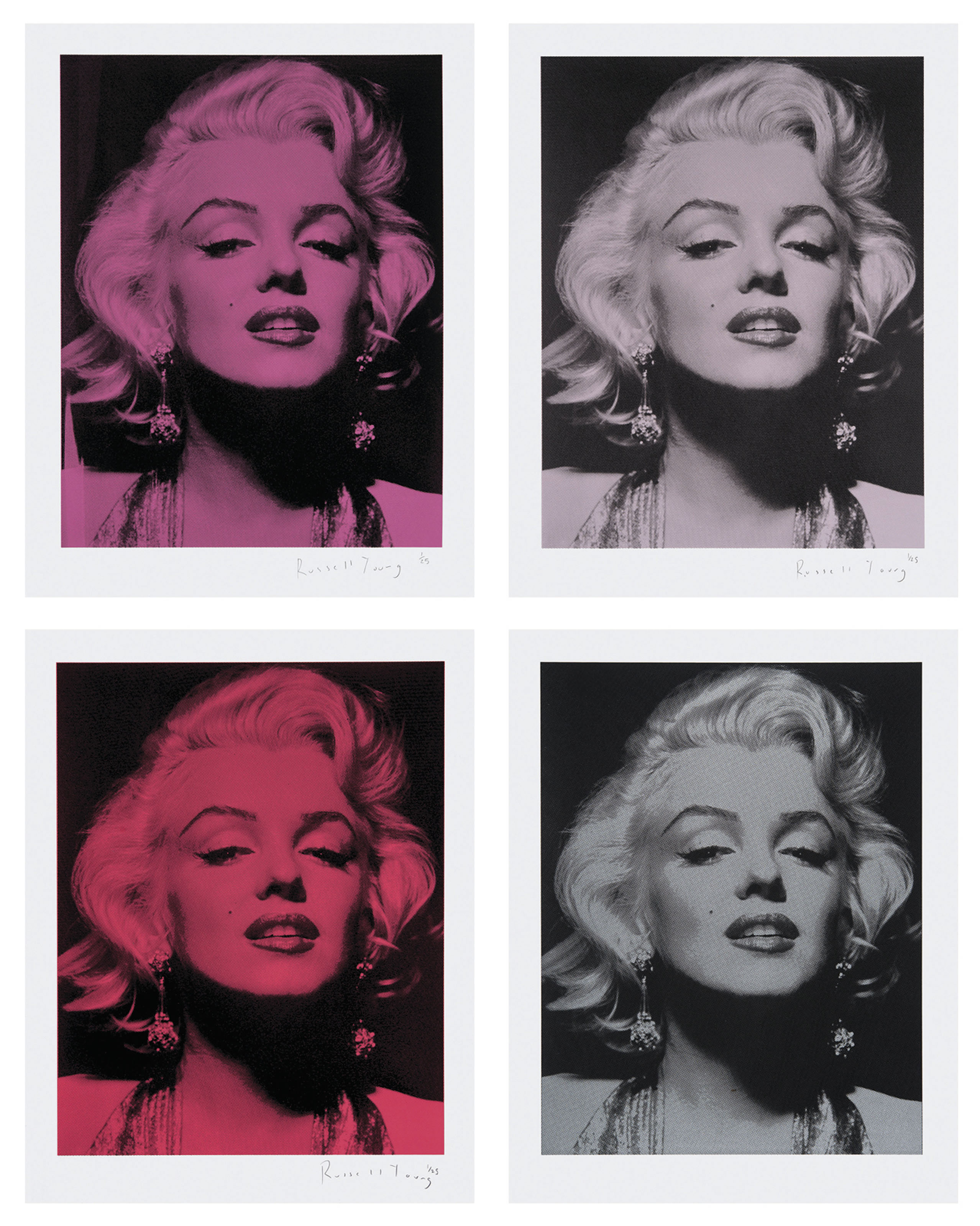 Russell Young - Marilyn Portrait Portfolio