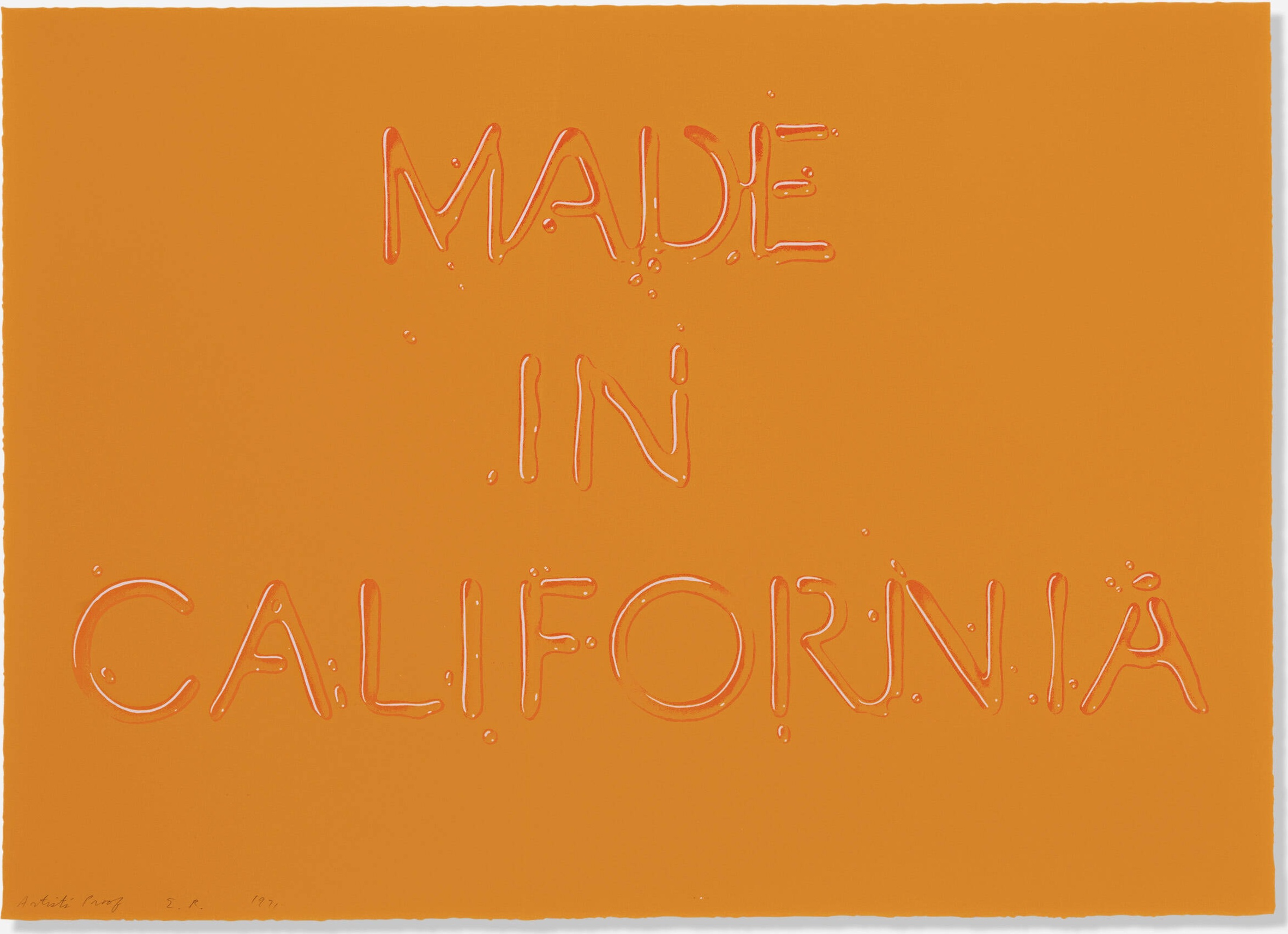 Ed Ruscha - Made in California