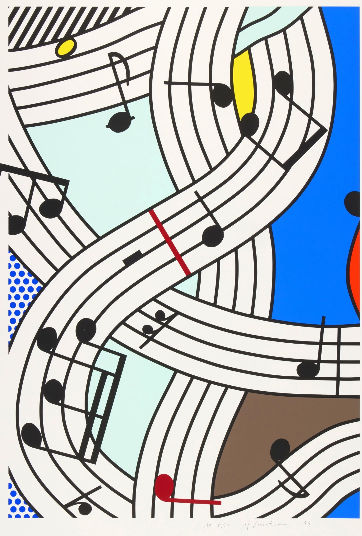 Roy Lichtenstein - Composition I