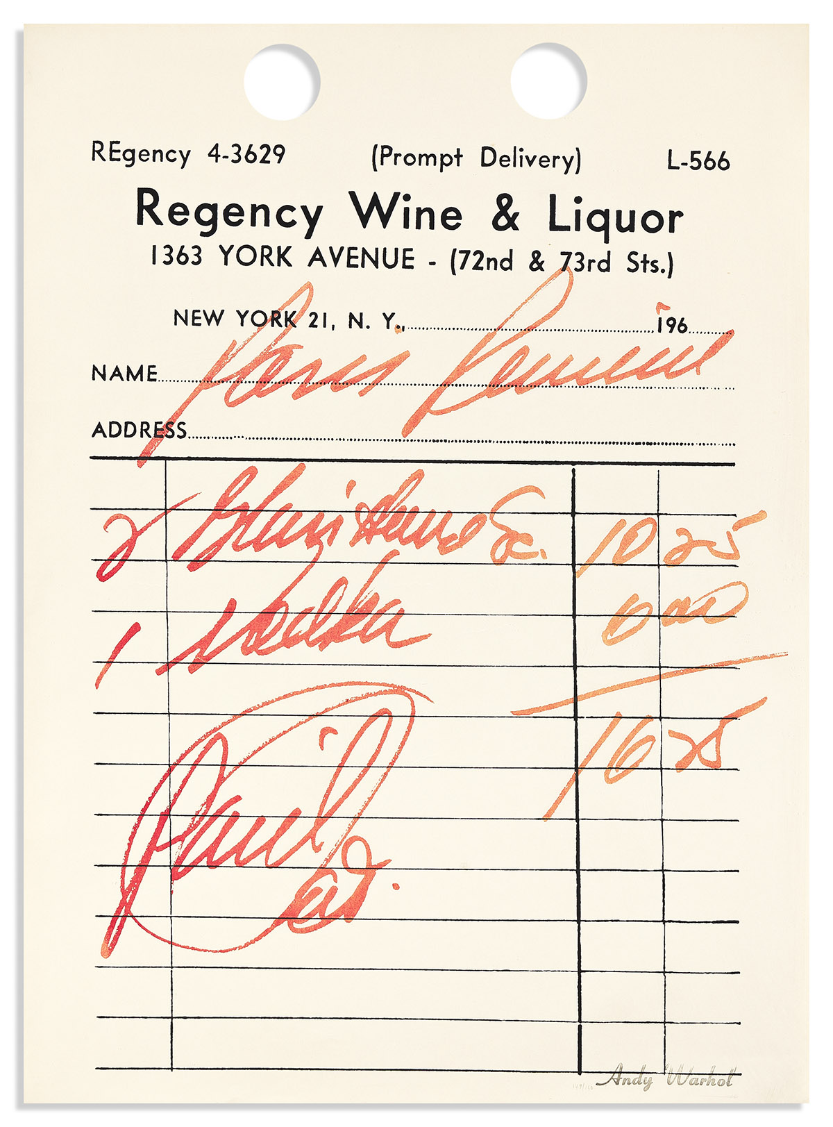 Andy Warhol - Paris Review.