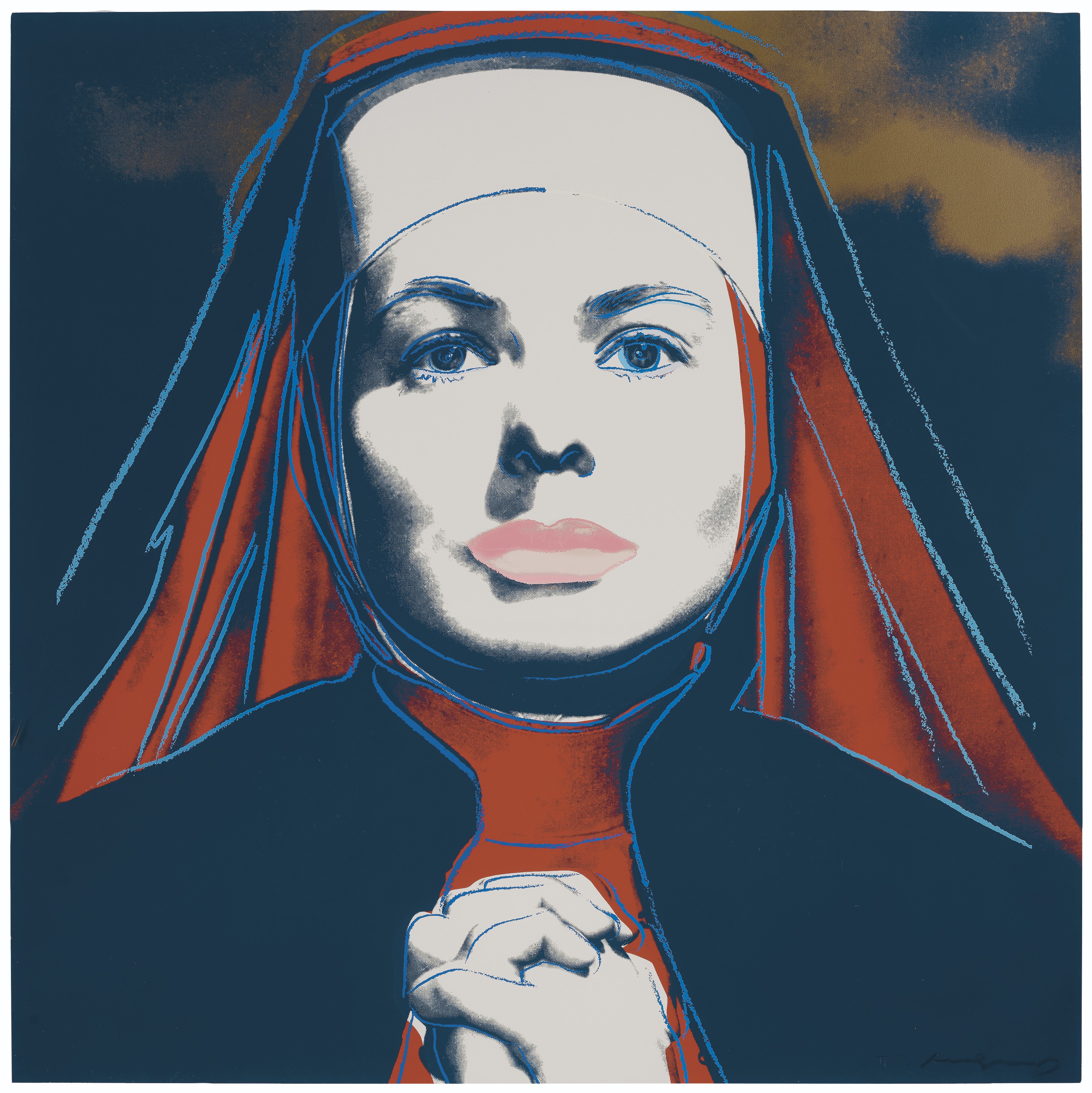 Andy Warhol - The Nun, from Ingrid Bergman