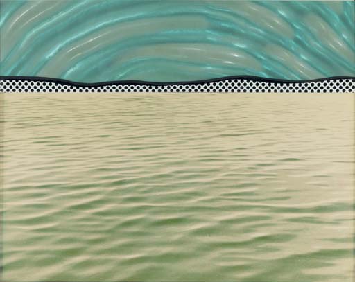 Roy Lichtenstein - Landscape 6, from Ten Landscapes