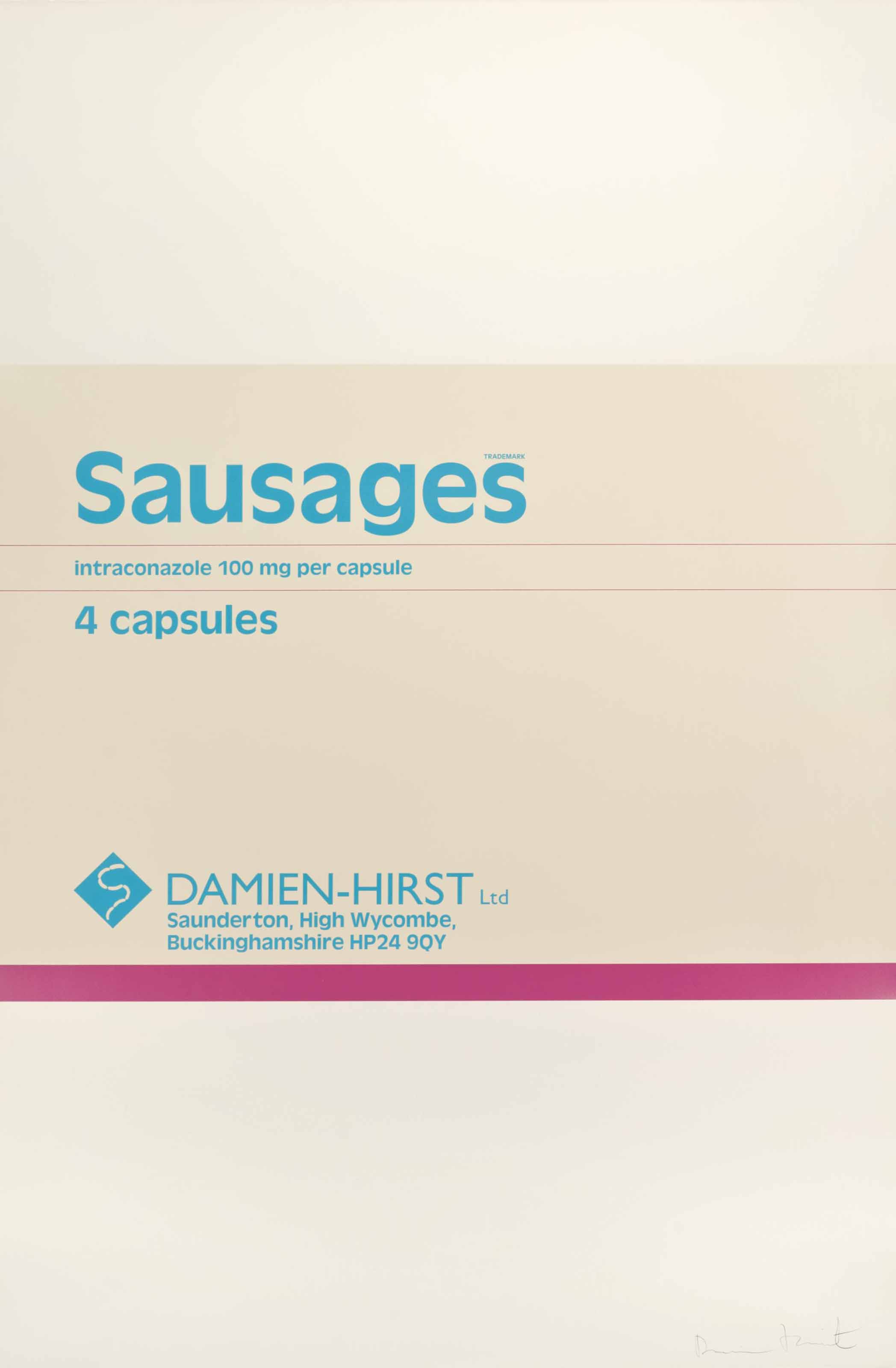 Damien Hirst - Sausages, from: The Last Supper