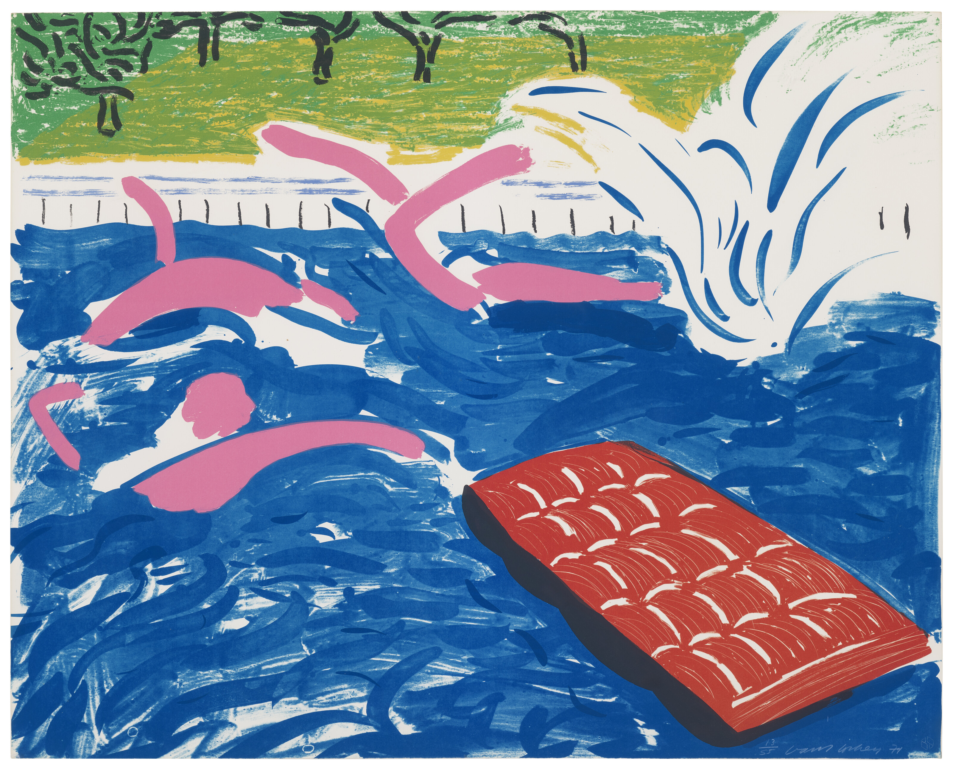 David Hockney - Afternoon Swimming