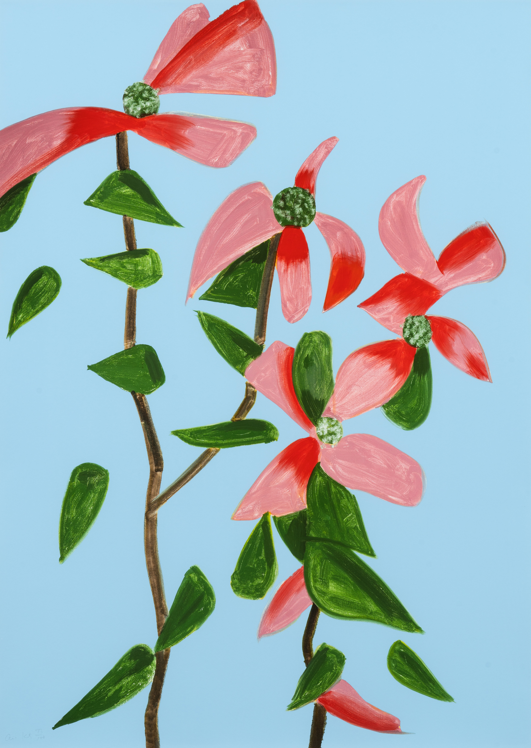 Alex Katz - Red Dogwood 2