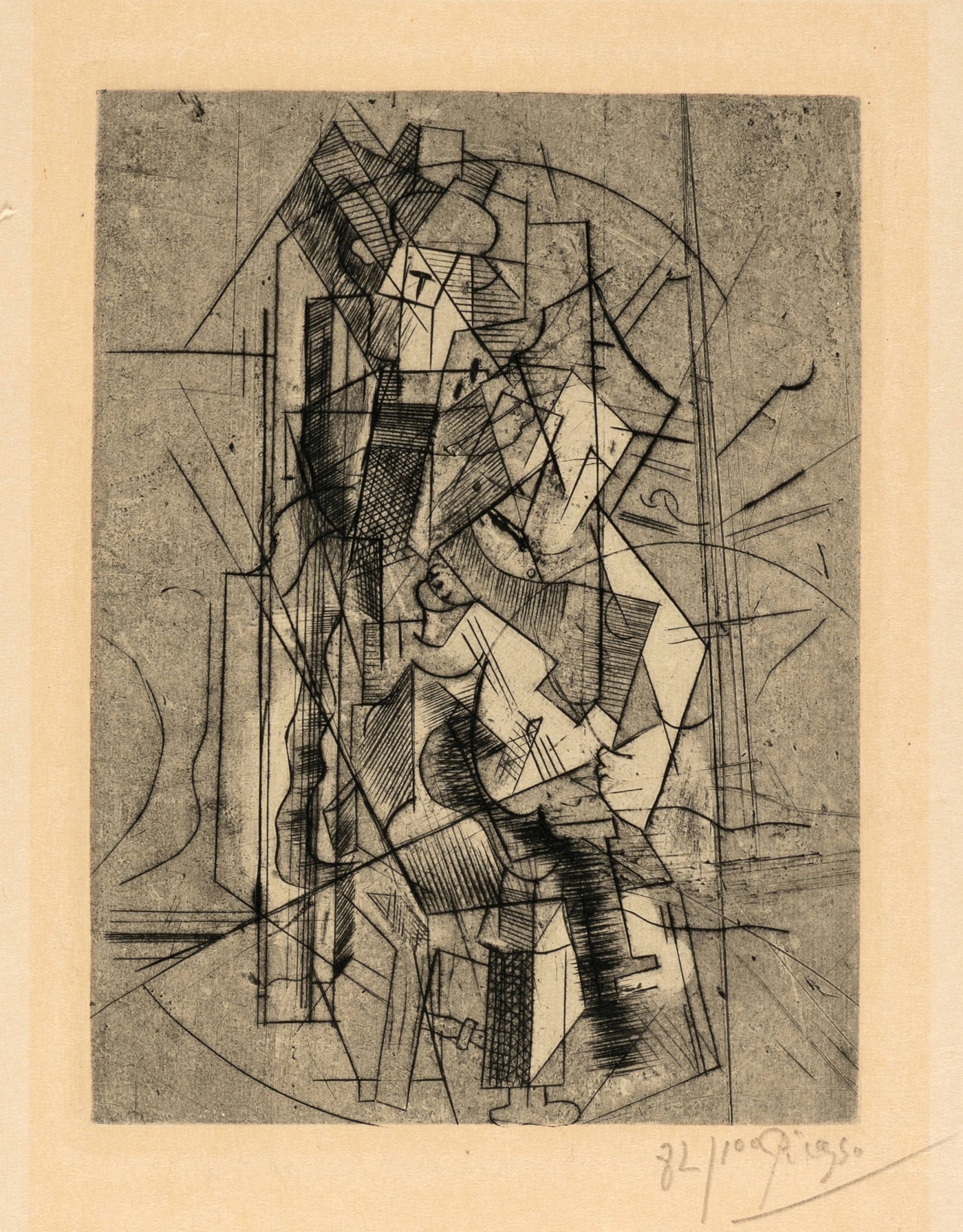 Pablo Picasso - L'homme à la guitare