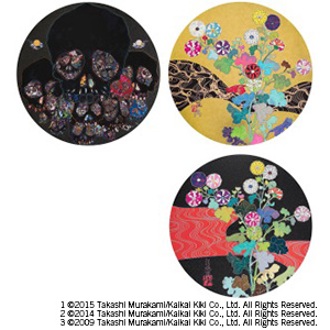 Takashi Murakami - 1. The Moon Over the Ruined Castle/2. Kansei: The Golden Age/3. Kansei: Kōrin Red Stream